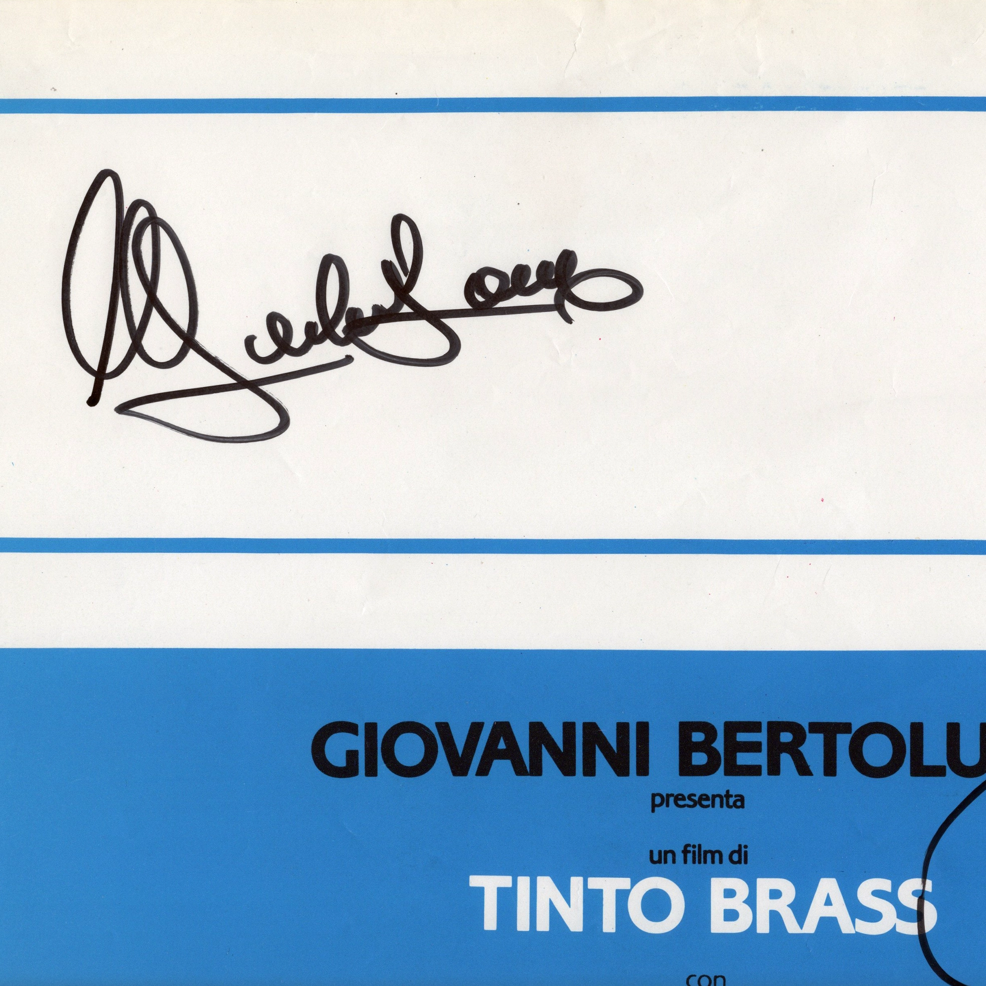 Franco Branciaroli, Serena Grandi and Malisa Longo - Signed Poster - Miranda (1985) - Image 9