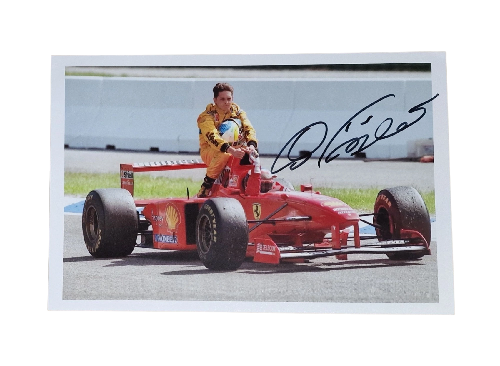 Giancarlo Fisichella - Signed Photo Autografo - Formula One (Michael Schumacher)