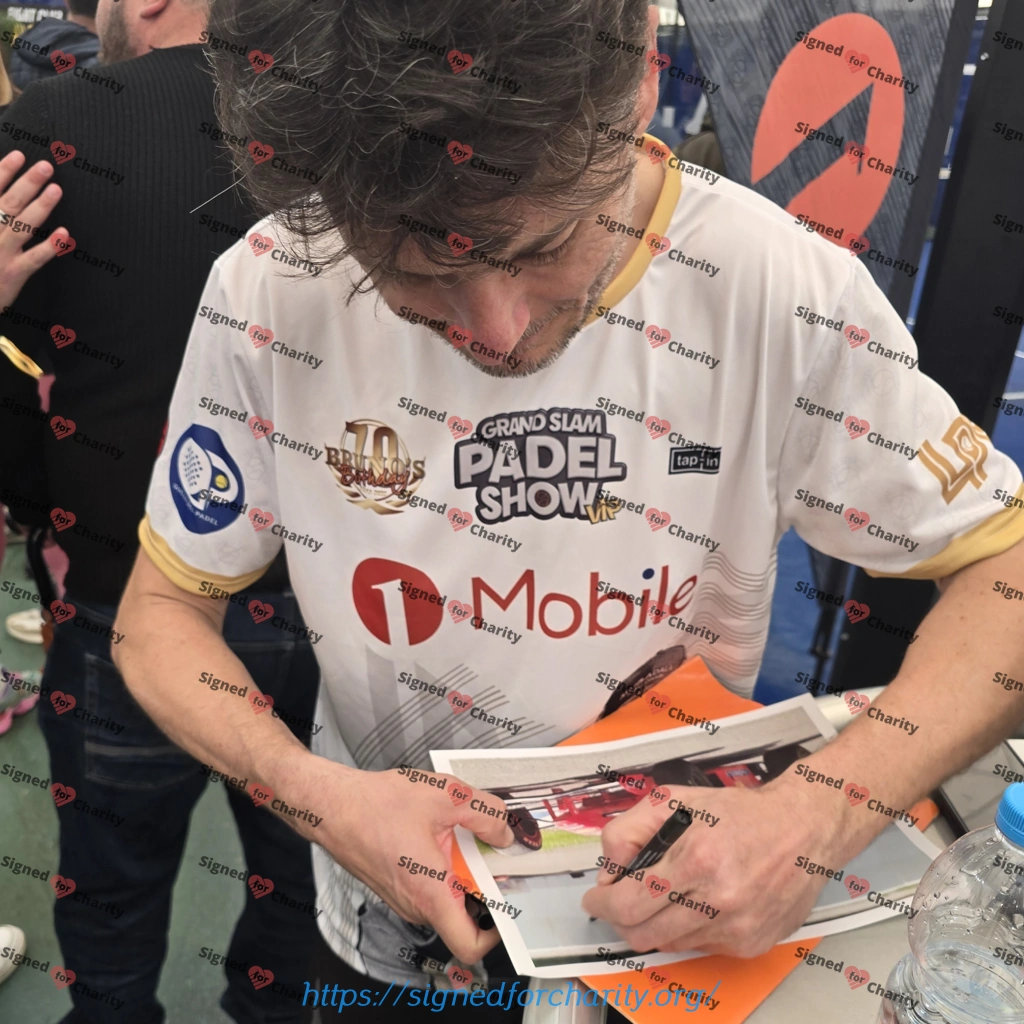 Giancarlo Fisichella - Signed Photo Autografo - Formula One (Michael Schumacher) - Image 2