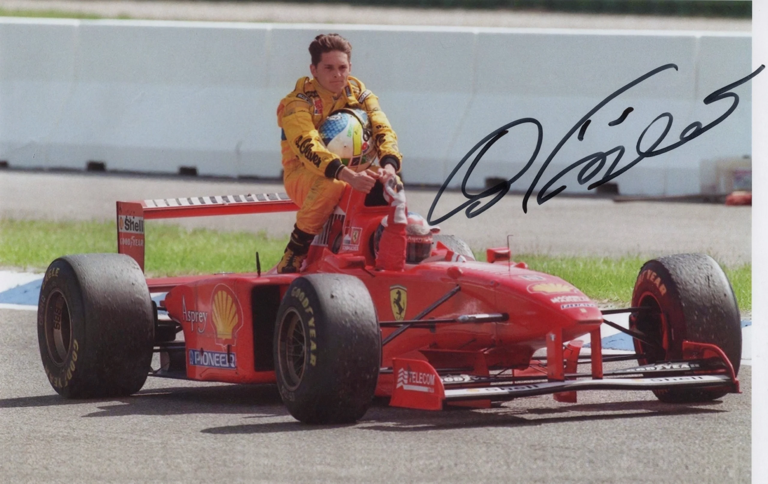 Giancarlo Fisichella - Signed Photo Autografo - Formula One (Michael Schumacher) - Image 4
