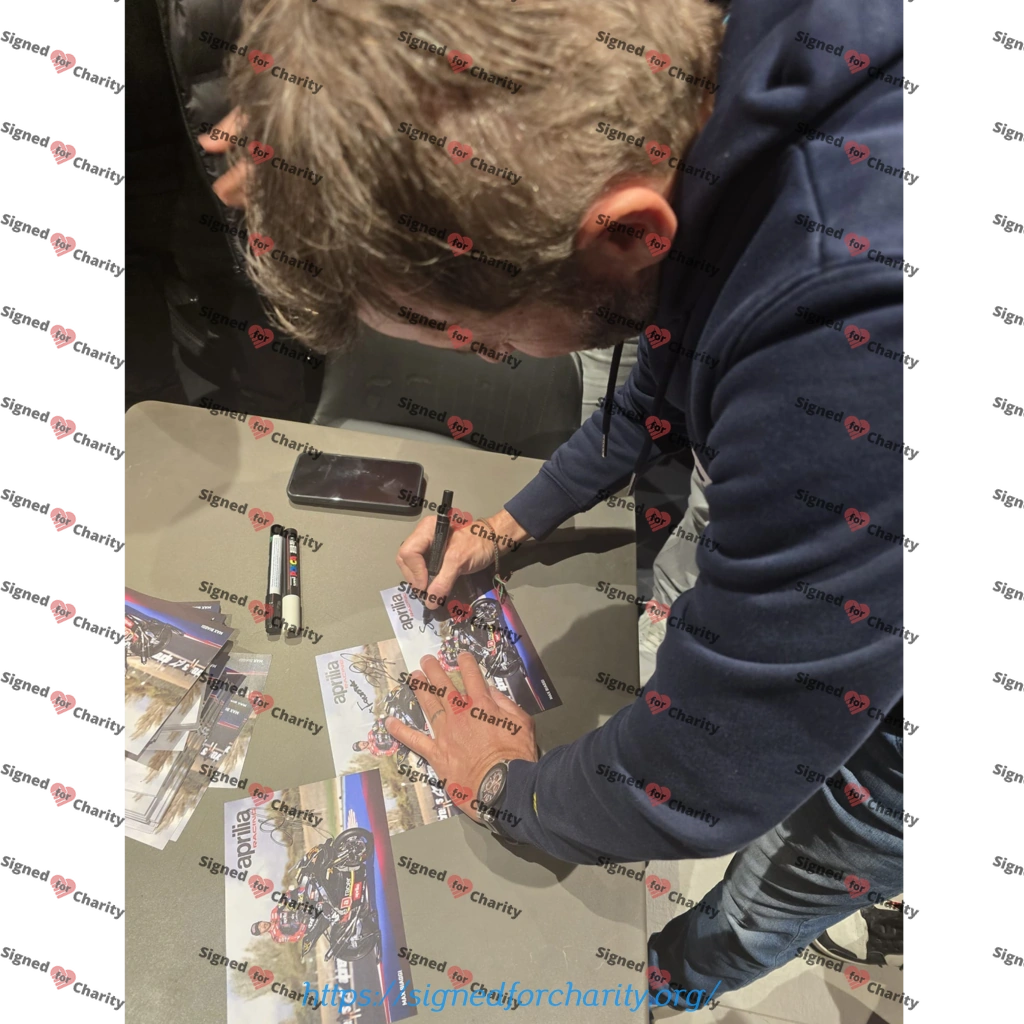 Max Biaggi - Signed Official Postcard Autografo - Moto GP - Image 2