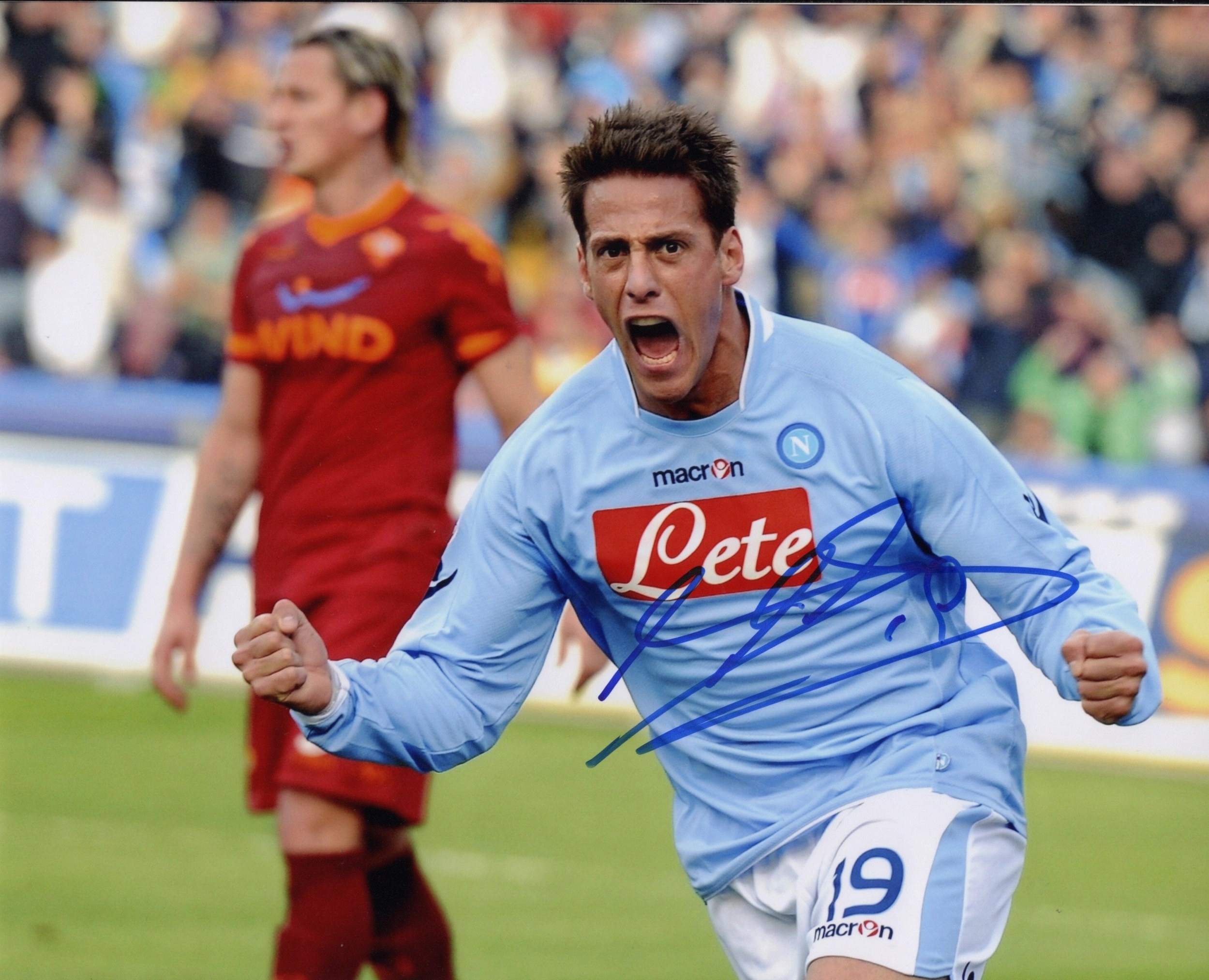 Germán Denis – Signed Photo – Soccer (S.S.C. Napoli)