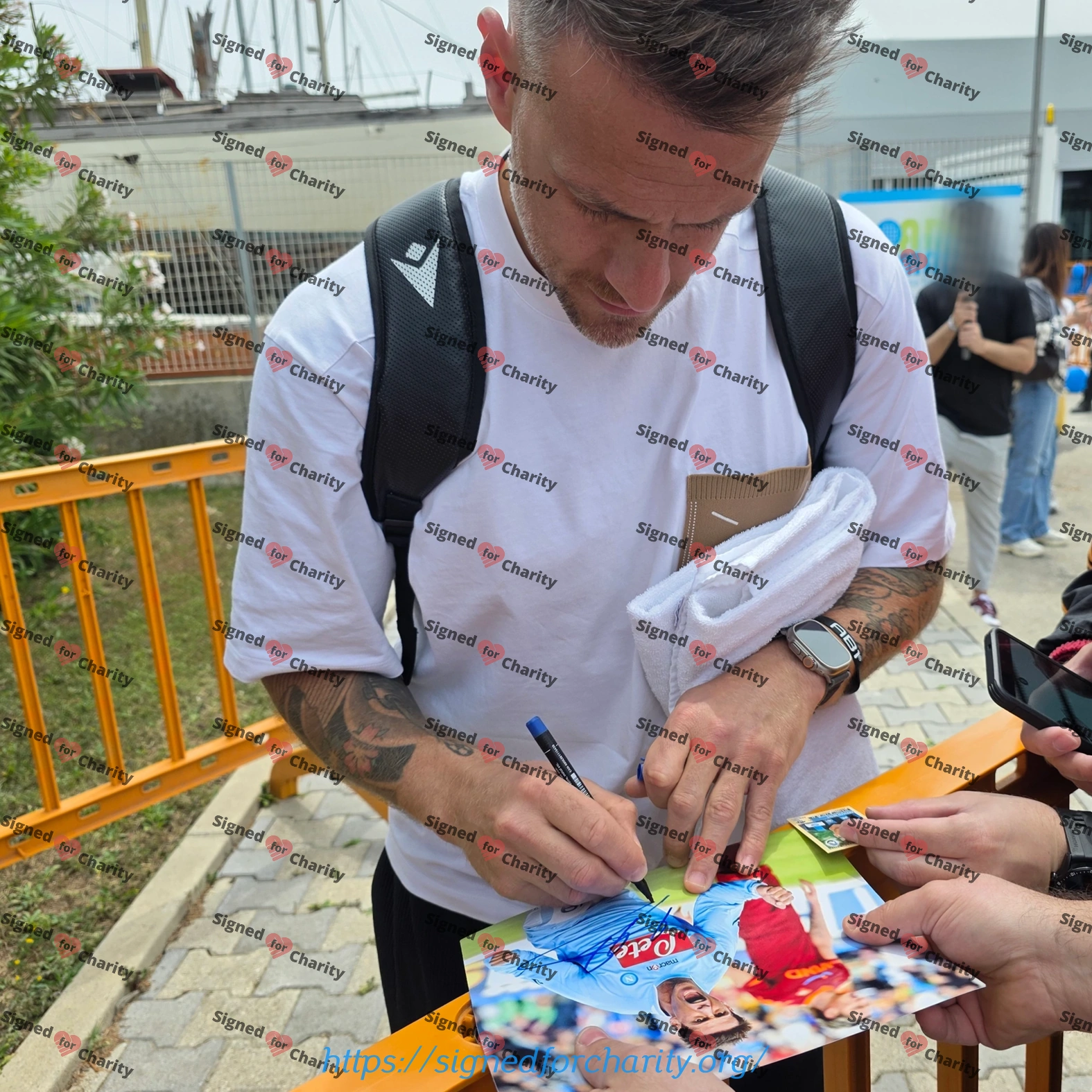 Germán Denis – Signed Photo – Soccer (S.S.C. Napoli) - Image 2