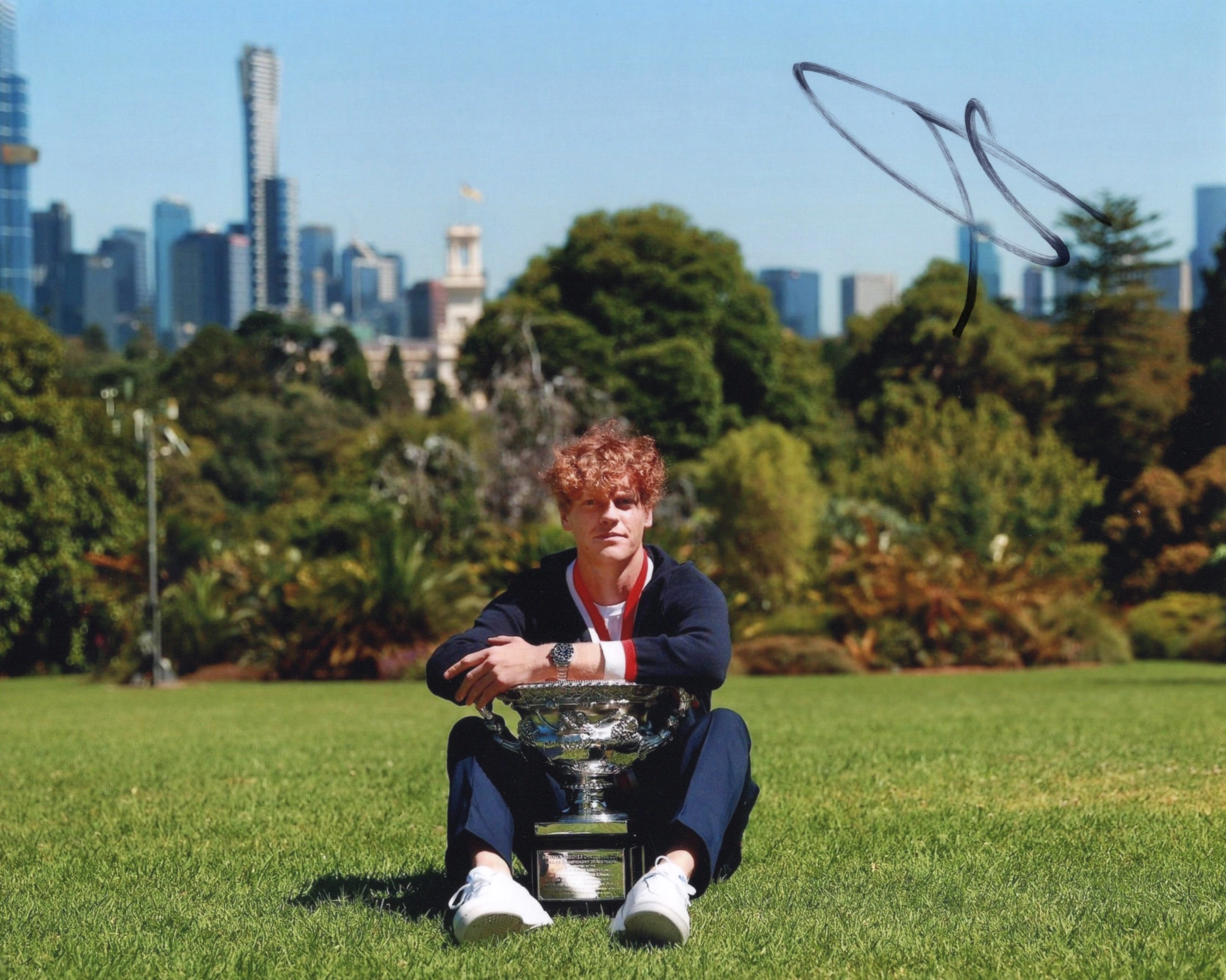 Jannik Sinner - Signed Photo - Professional Tennis Player