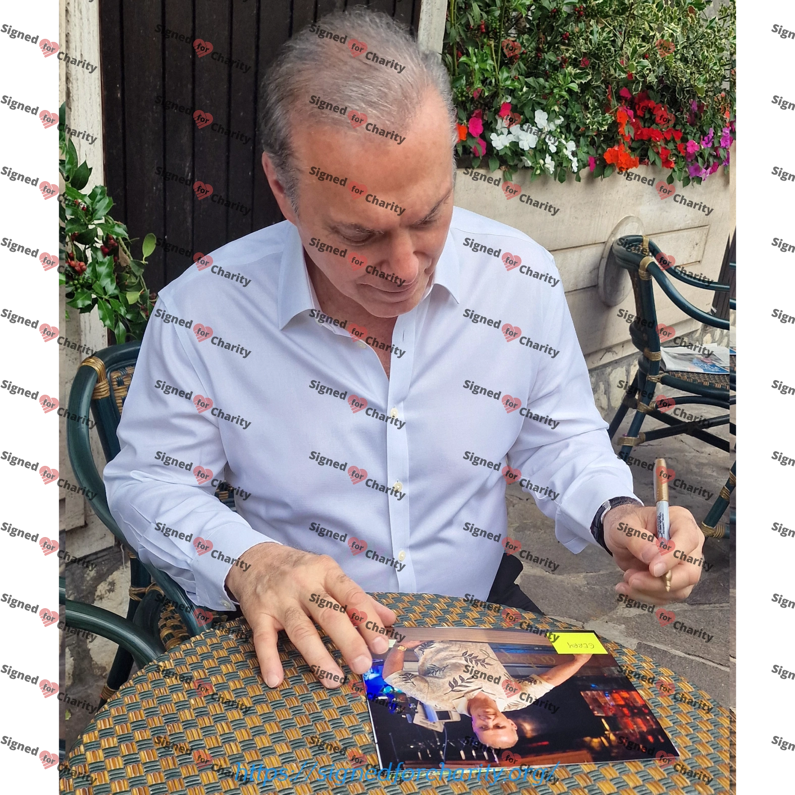 Al Sapienza - Signed Photo - Stealing Roses - Image 2