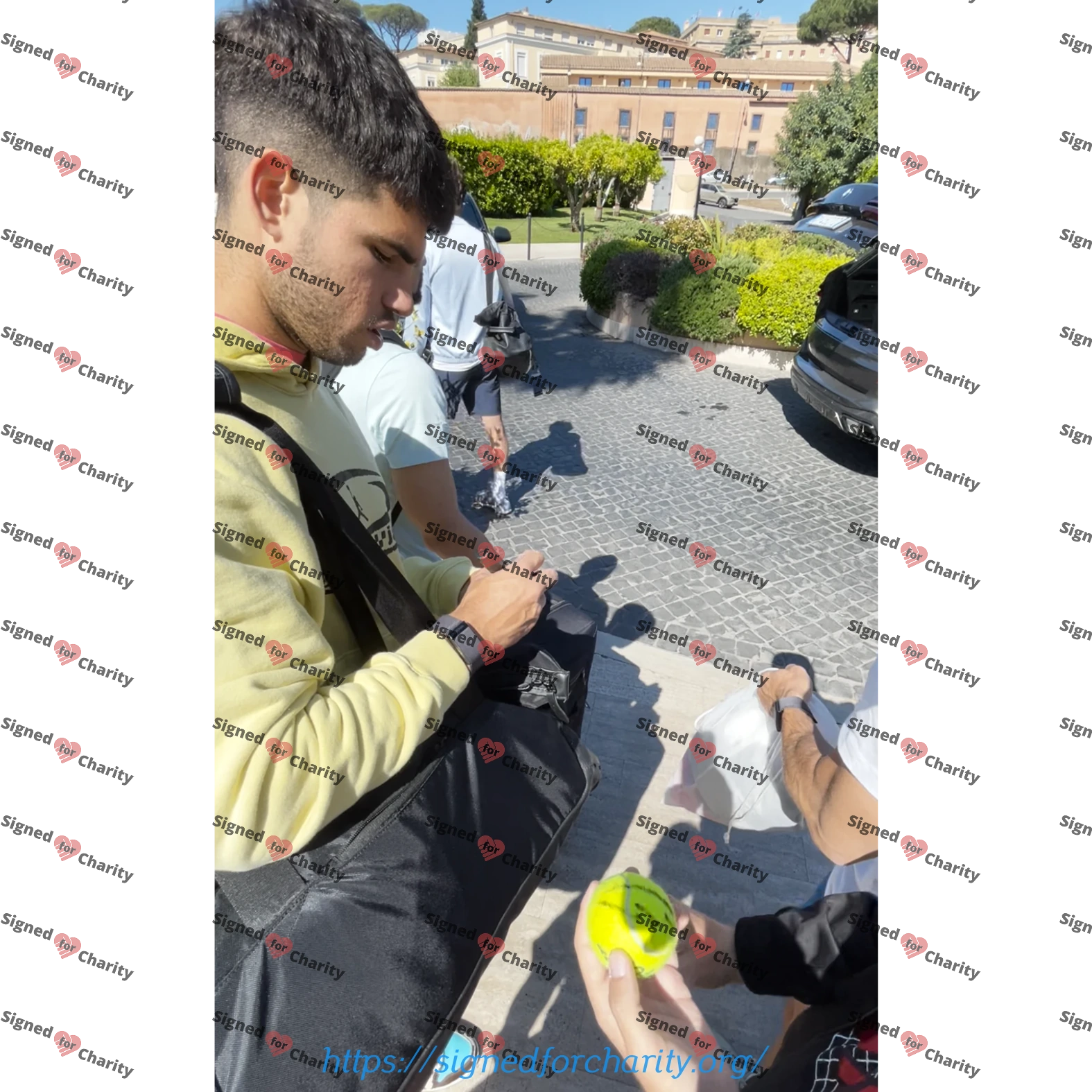 Carlos Alcaraz - Signed Official Used Tennis Ball Internazionali d'Italia 2025 Roma - Image 2