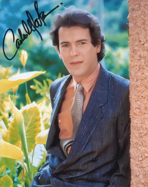 Carlos Mata – Signed Photo – La dama de rosa – SignedForCharity
