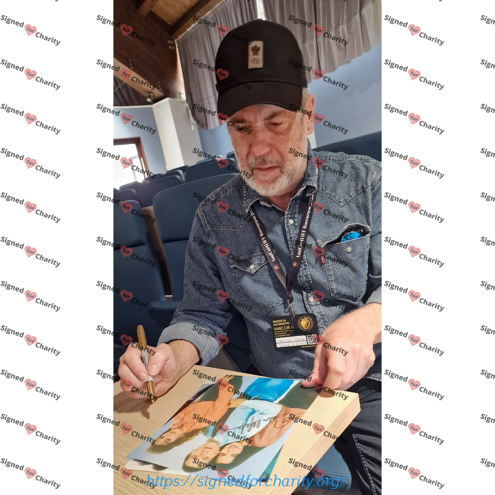 Carlos Mata - Signed Photo - Las dos Dianas - Image 2