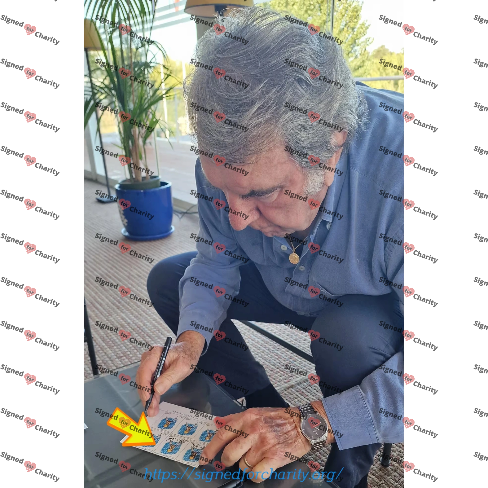 Dino Zoff - Signed Postage Stamp - 1.000 Lire 1982 Fifa World Cup - Image 2