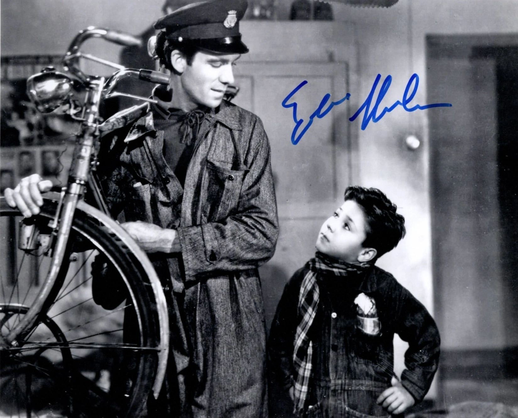 Enzo Staiola Signed Photo Autografo Bicycle Thieves (Ladri di biciclette)