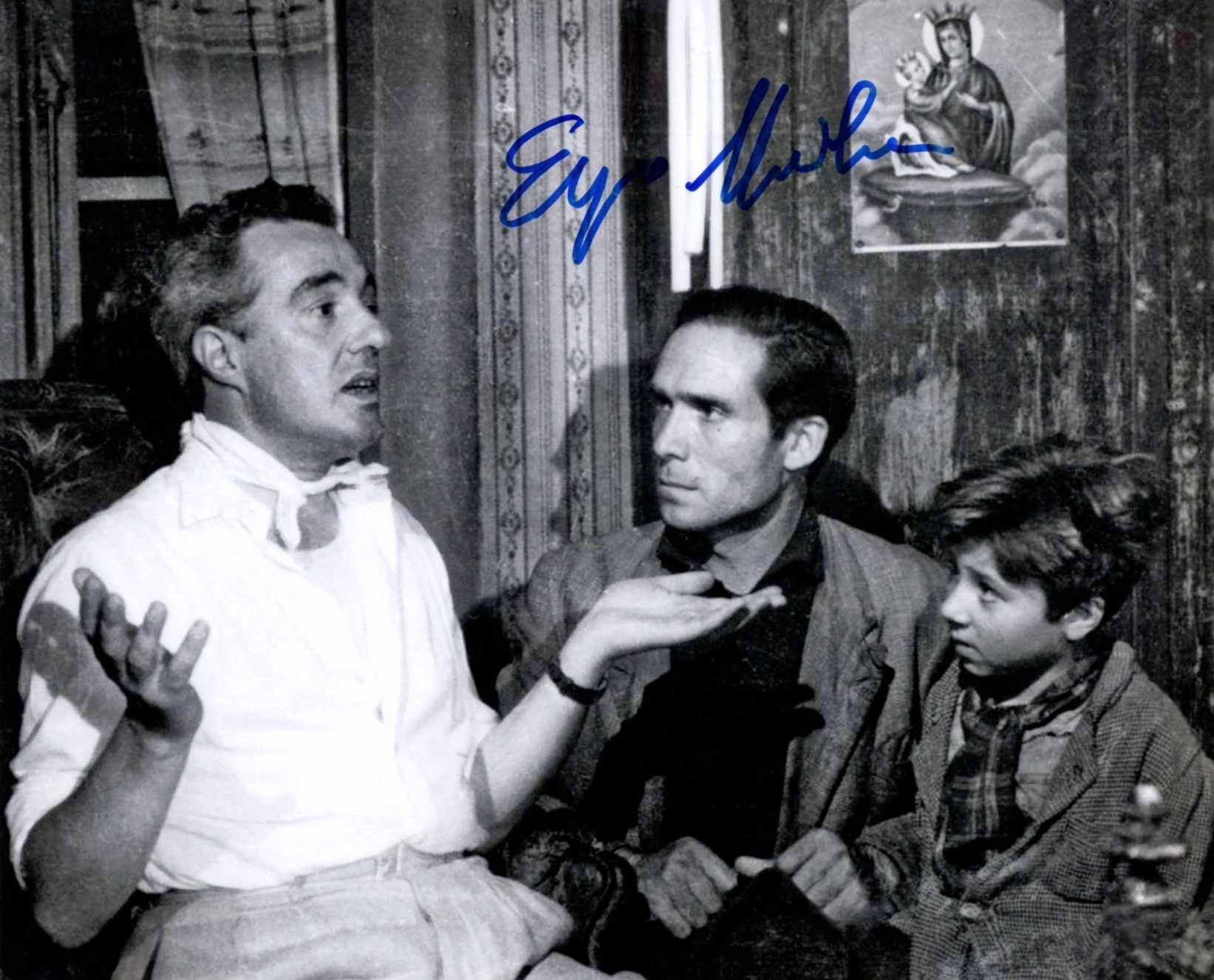Enzo Staiola Signed Photo Autografo The Bicycle Thieves (Ladri di biciclette)
