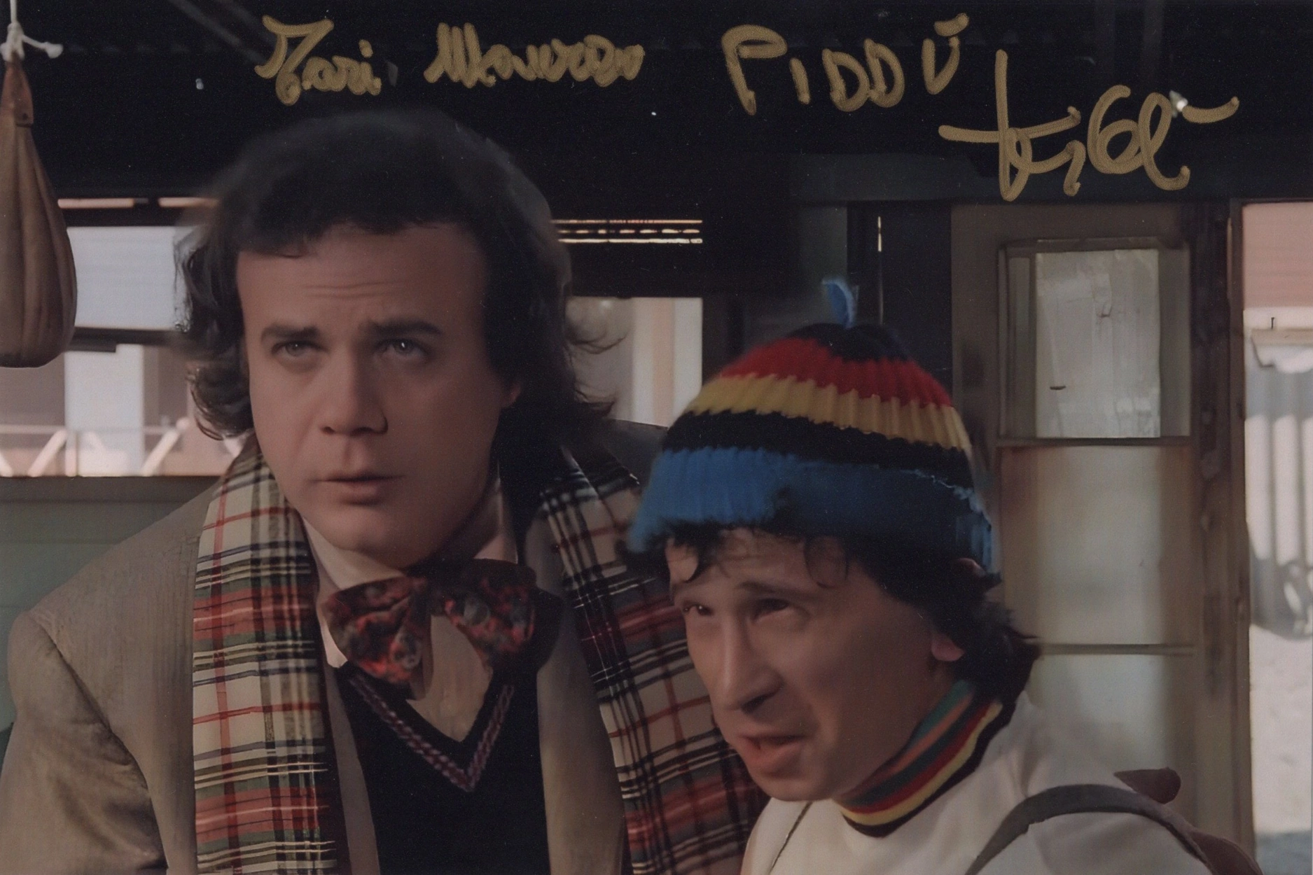 Jerry Calà and Maurizio Tori – Signed Photo - Bomber