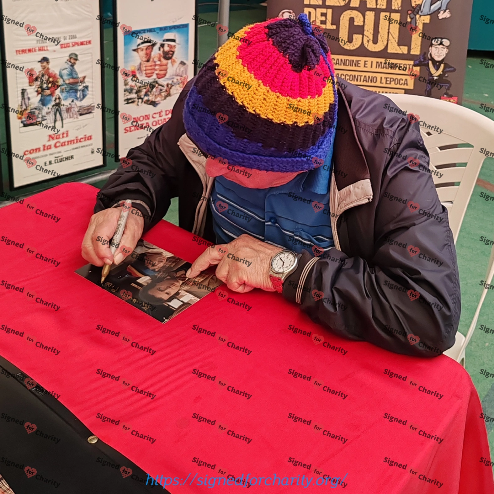 Jerry Calà and Maurizio Tori – Signed Photo - Bomber - Image 2