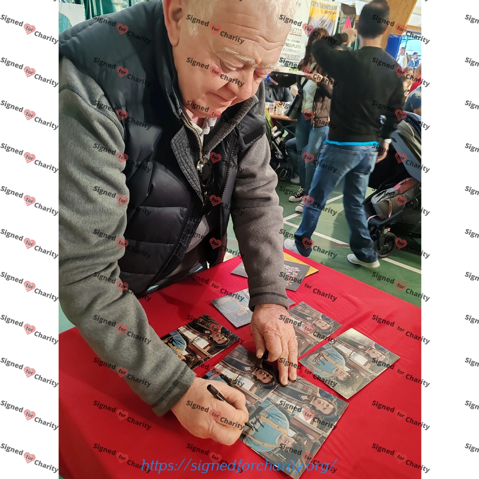 Jerry Calà and Giorgio Vignali – Signed Photo - Bomber - Image 2