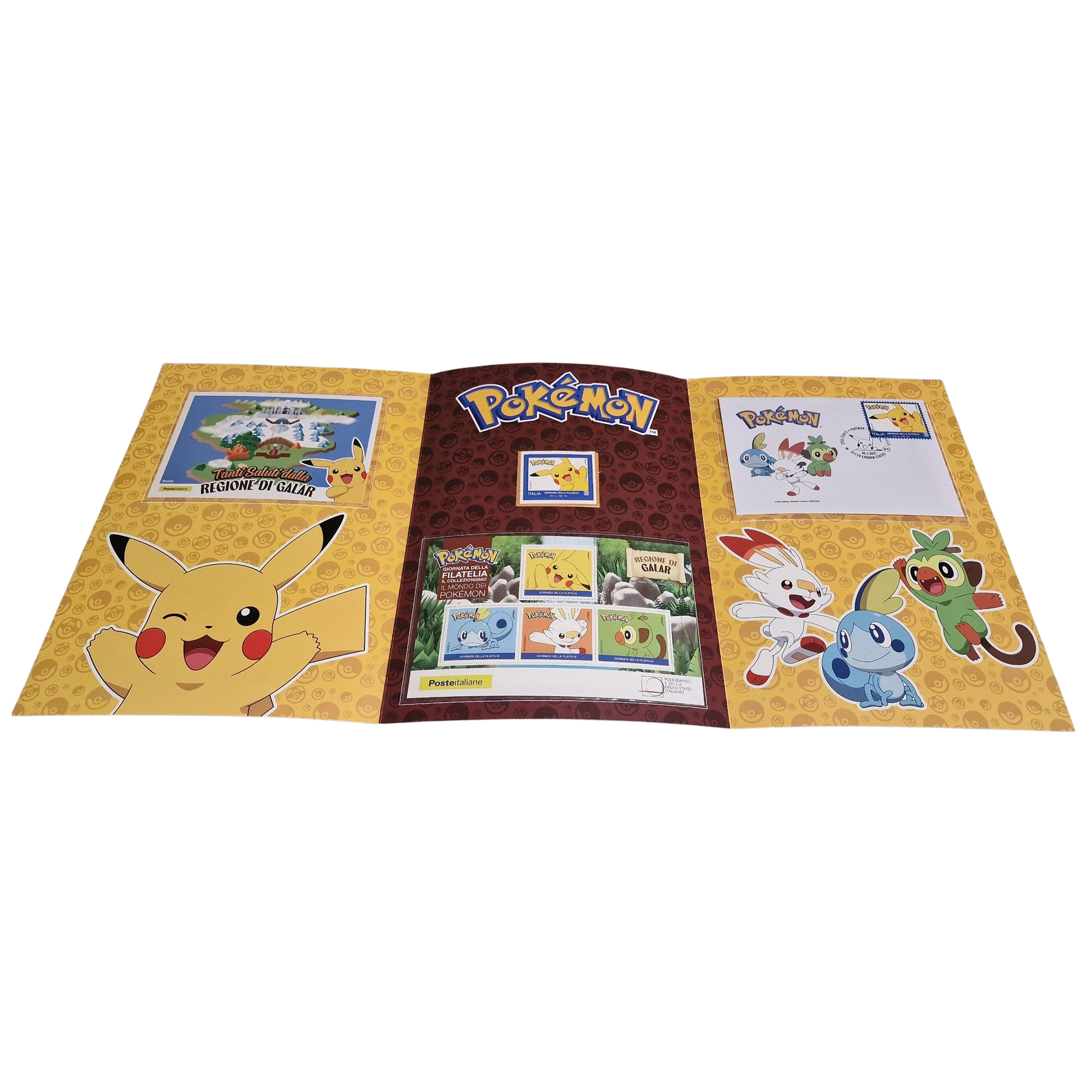 Pokemon Regione di Galar 2025 Folder Filatelico Italian Stamps - Image 2