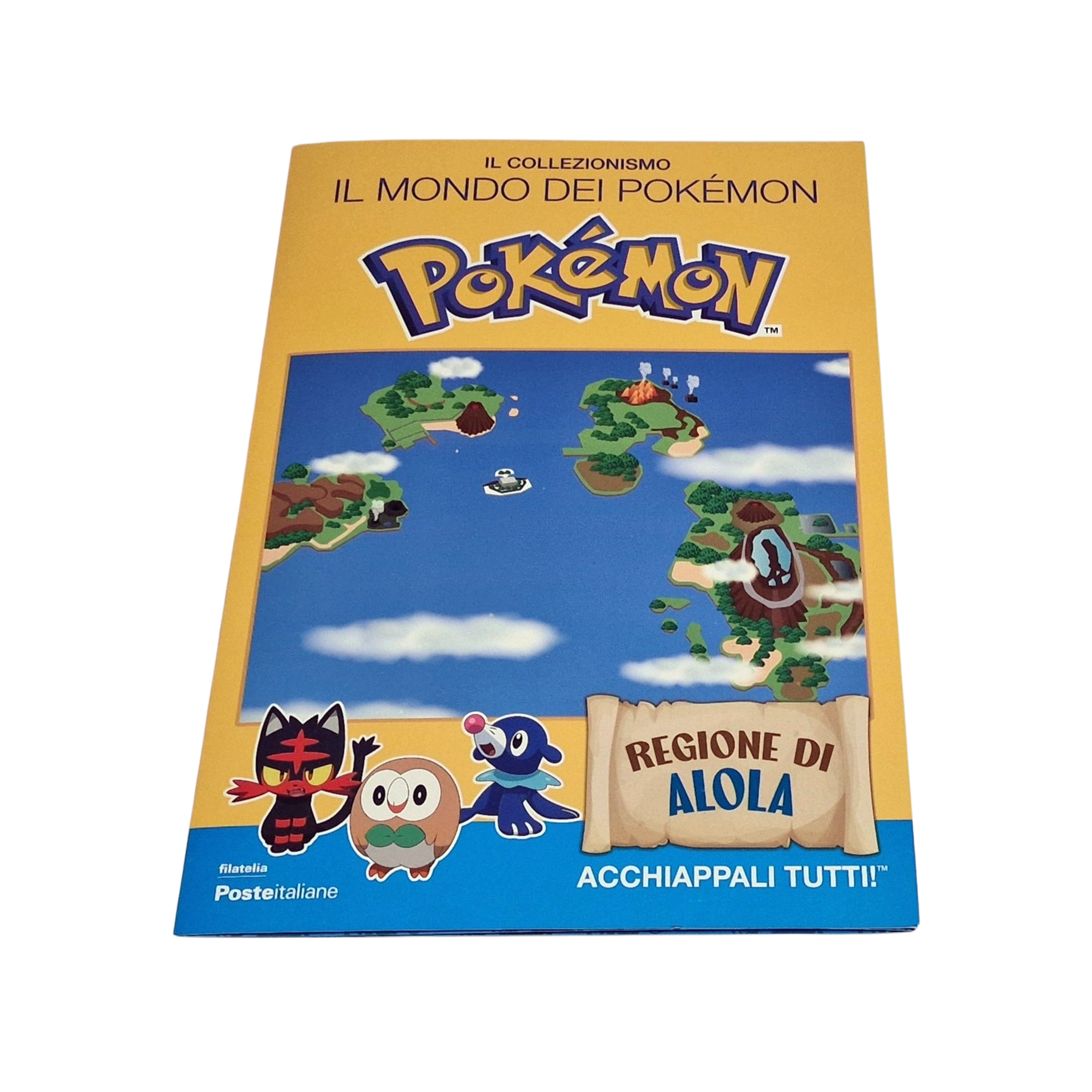 Pokemon Regione di Alola 2025 Folder Filatelico Italian Stamps