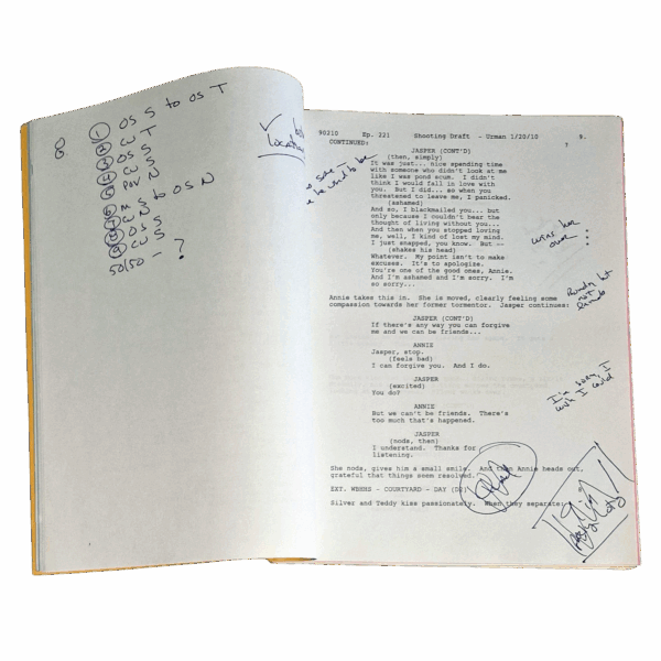 Original “90210” Episode 221 Javianna Production Script (2010) – CBS ...
