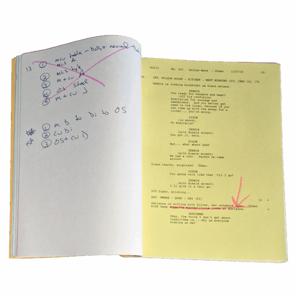 Original “90210” Episode 221 Javianna Production Script (2010) – CBS ...