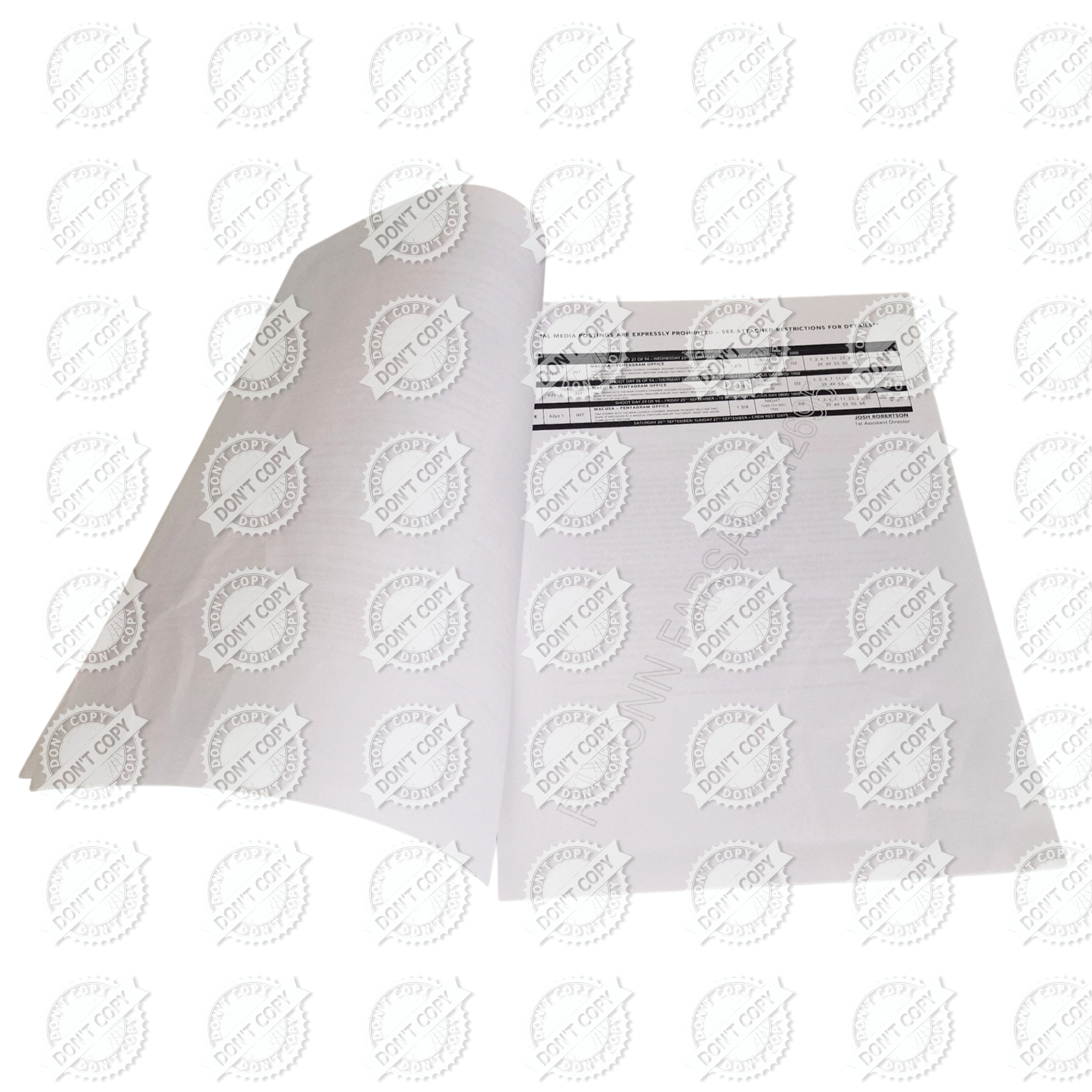 Fantastic Beasts and Where to Find Them (Codename “Boswell”) Original 2015 Call Sheet 26 - Image 4