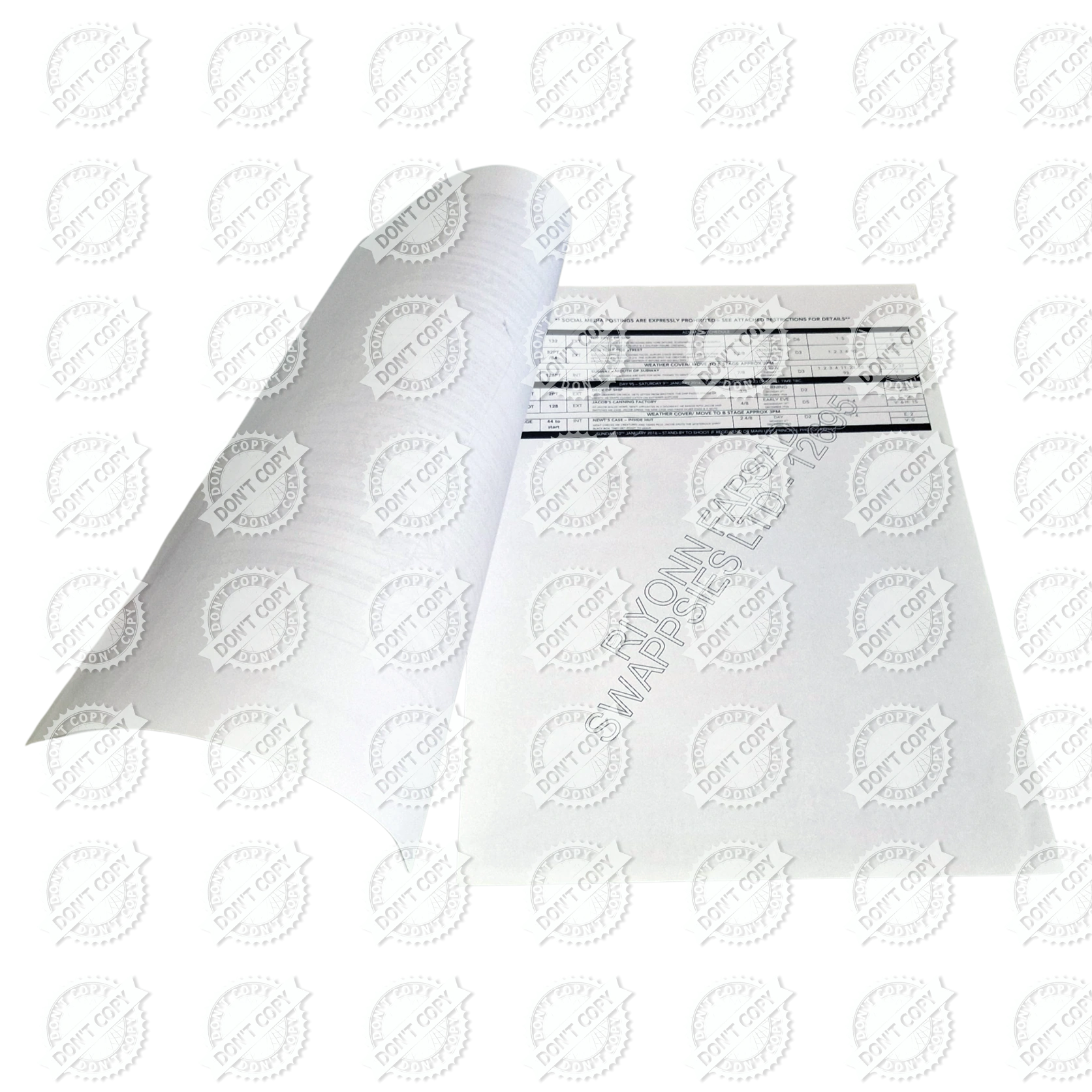 Fantastic Beasts and Where to Find Them (Codename “Boswell”) Original 2016 Call Sheet 93 - Image 3