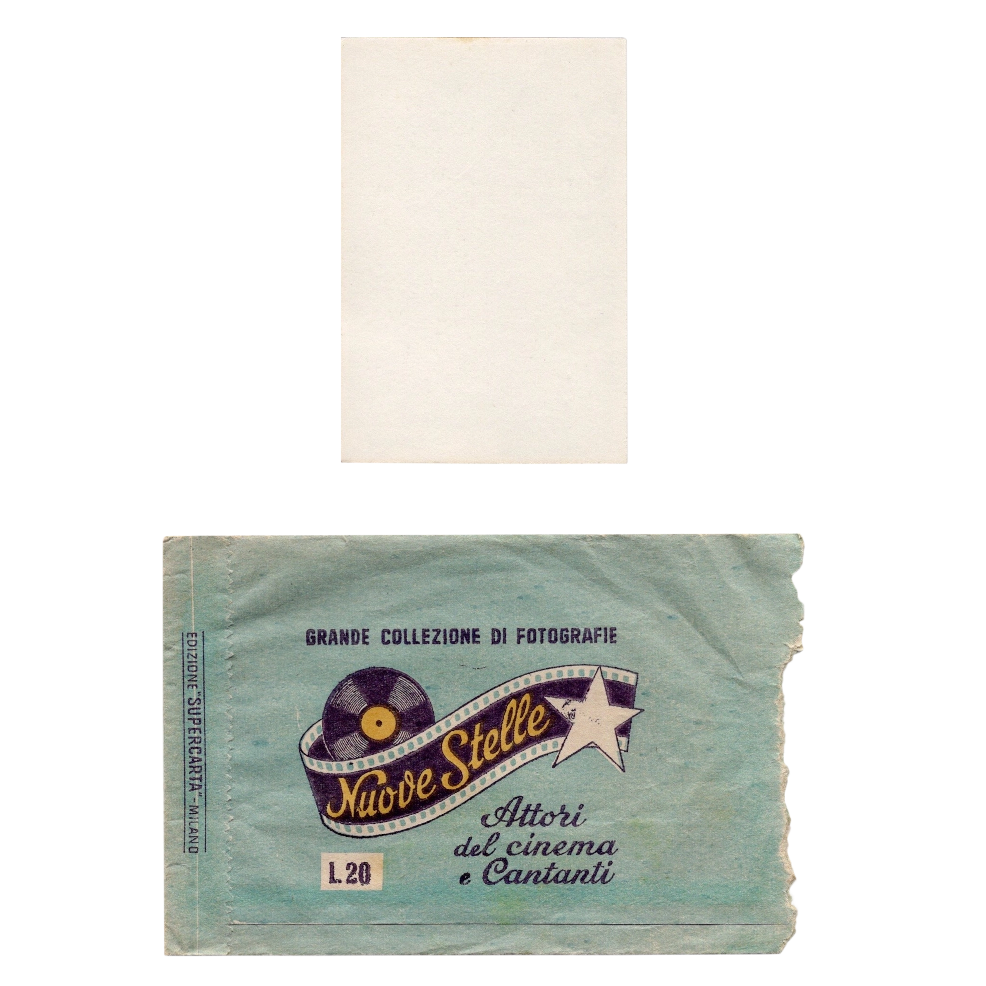 Iva Zanicchi Signed Vintage Photo Card + Original 1960s Pack & Bonus Cards – Nuove Stelle Autograph - Image 3