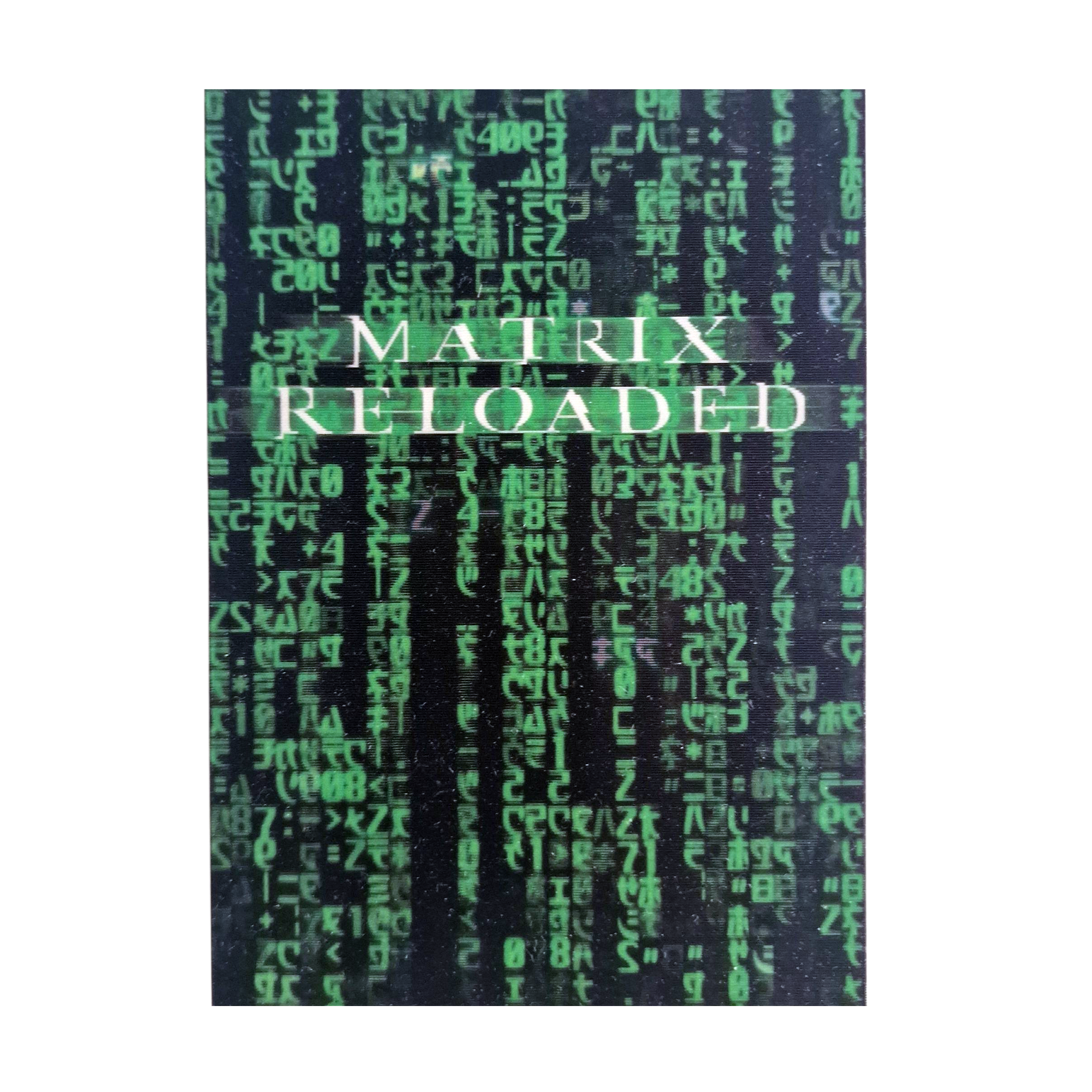 Original Lenticular Postcard – Matrix Reloaded (2003) – Warner Bros Promo