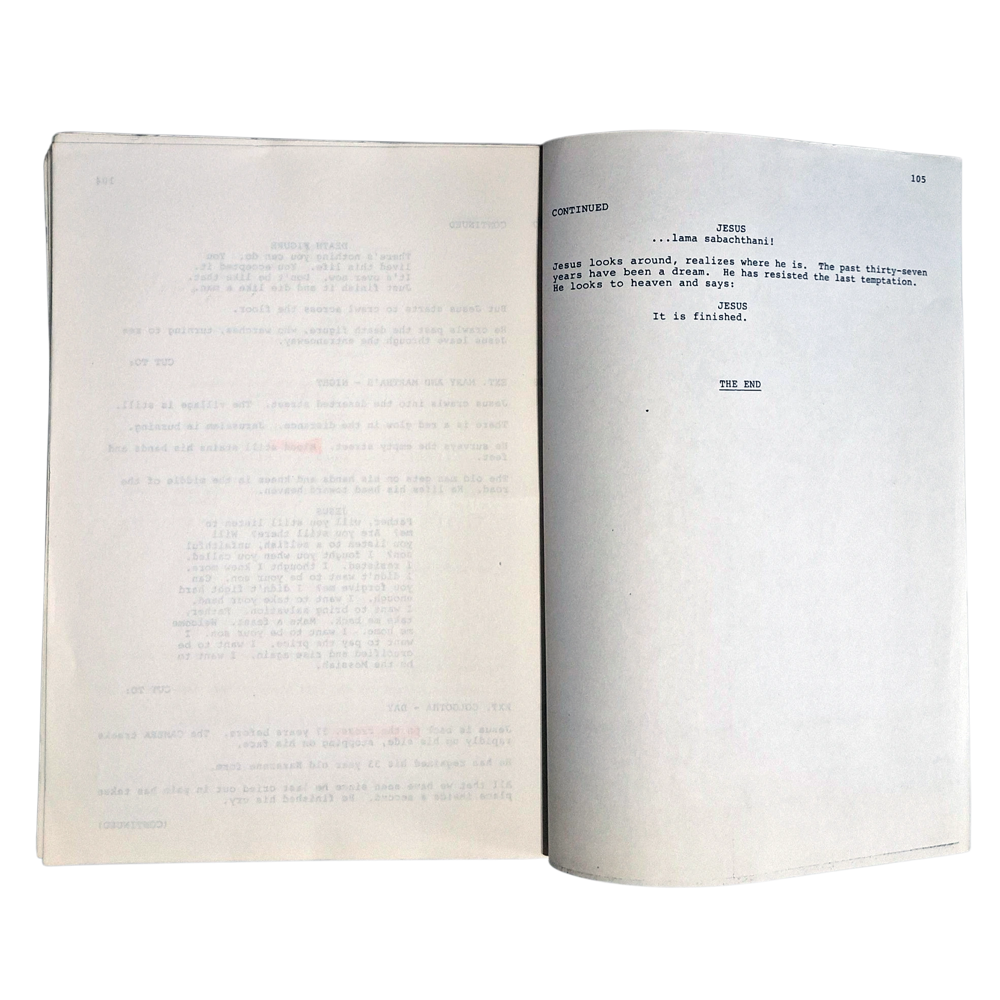 Original Production Script “The Last Temptation of Christ” (1983) – Martin Scorsese - Image 5
