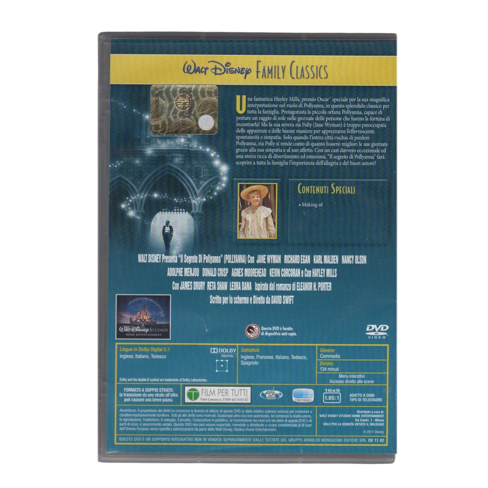Il segreto di Pollyanna - Signed DVD – Hayley Mills - Image 2
