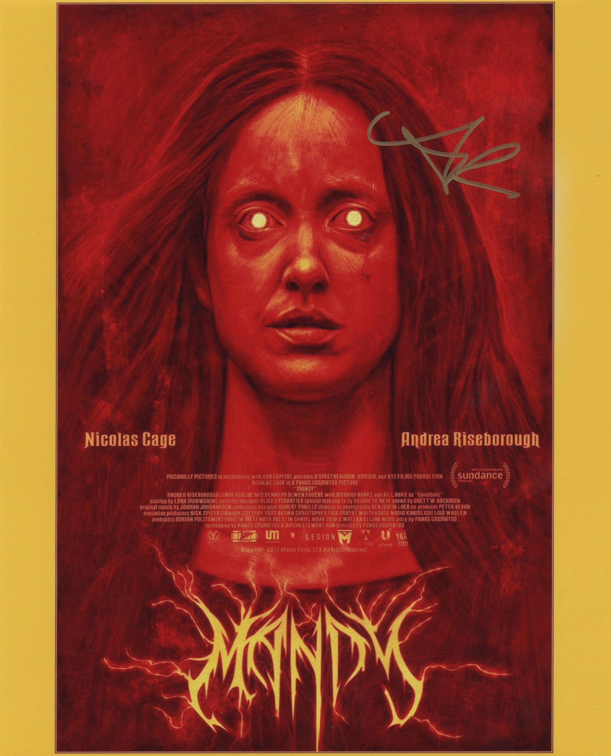 Andrea Riseborough - Signed Photo - Mandy