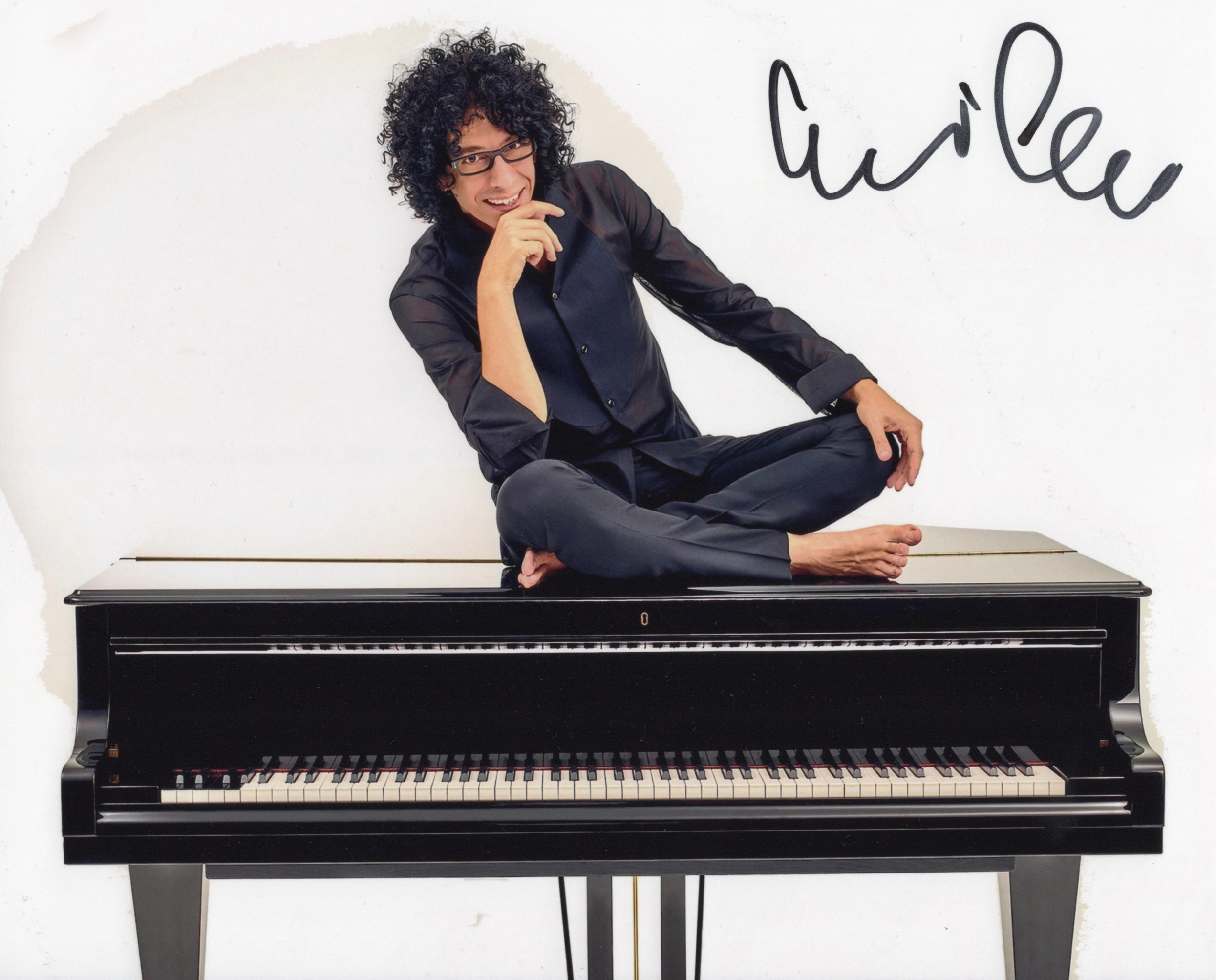 Giovanni Allevi - Signed Photo Autografo - Italian Pianist and Composer