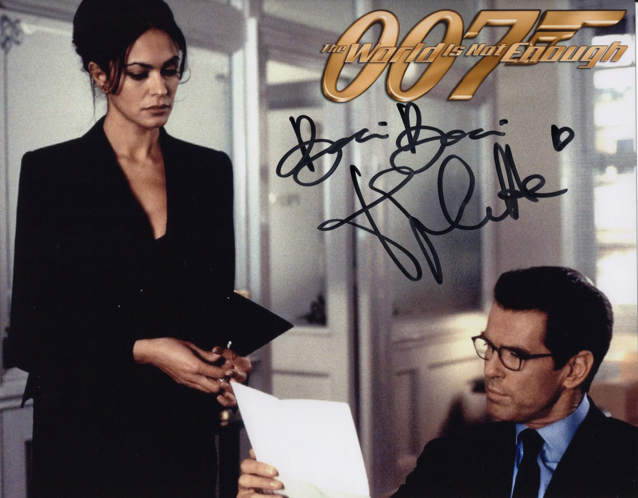 Maria Grazia Cucinotta - Signed Photo Autografo - The World Is Not Enough