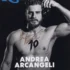 Andrea Arcangeli – Signed Shirtless Photo – Italian Actor