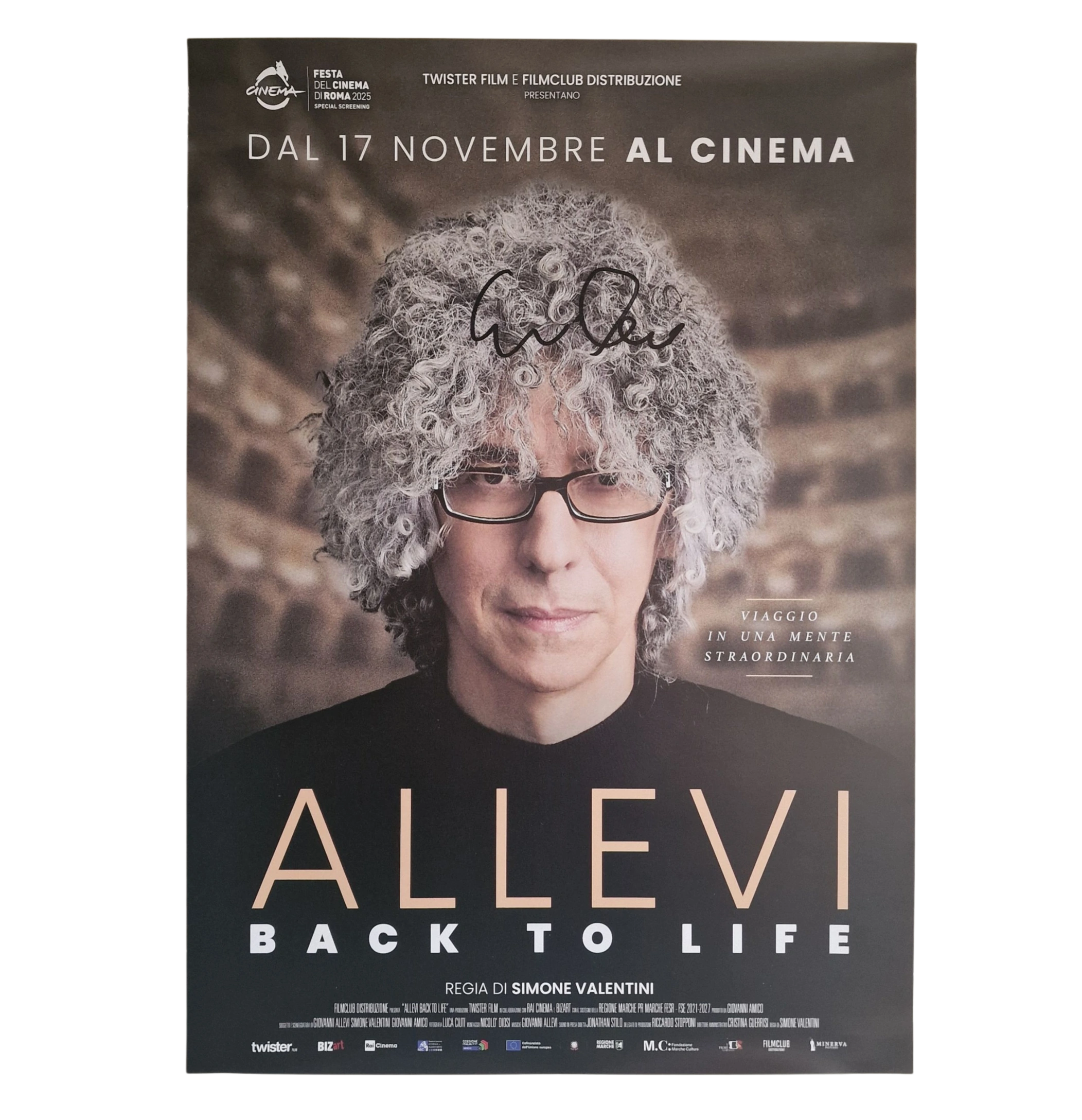 Giovanni Allevi - Signed Official Poster - Allevi Back to Life