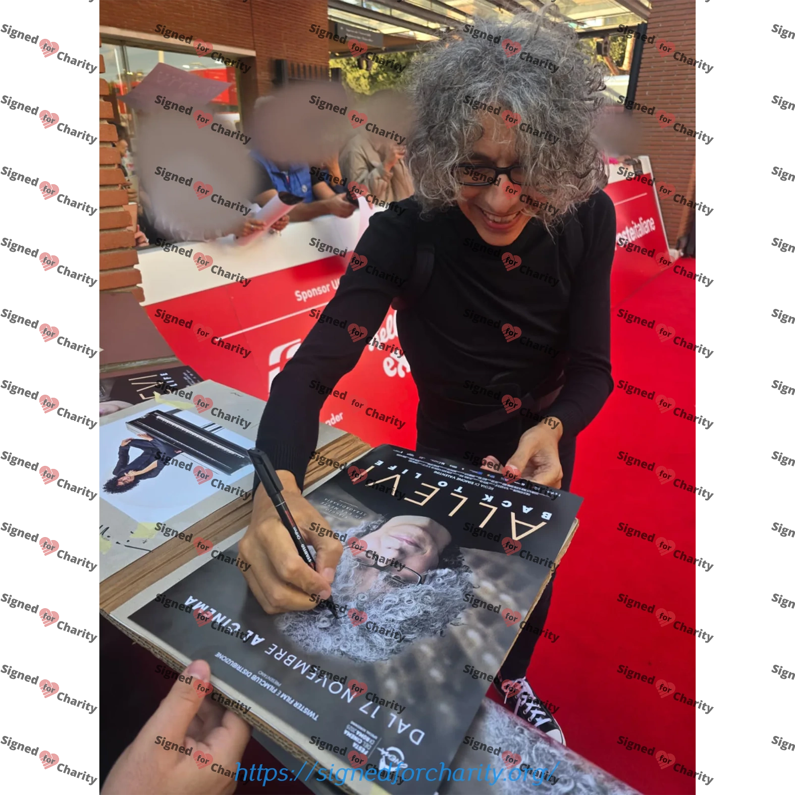 Giovanni Allevi - Signed Official Poster - Allevi Back to Life - Image 2