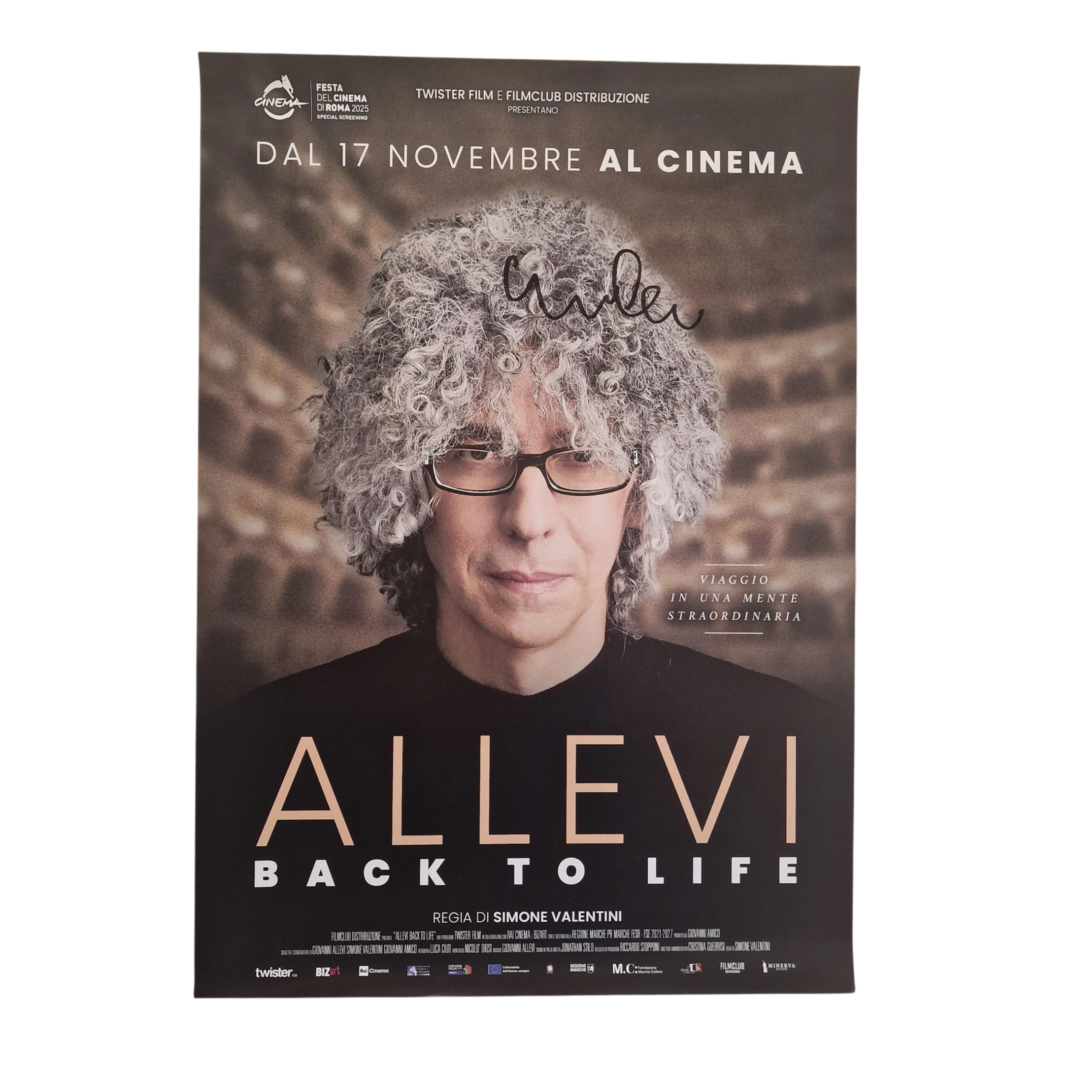 Giovanni Allevi - Signed Official Poster - Allevi Back to Life - Image 4