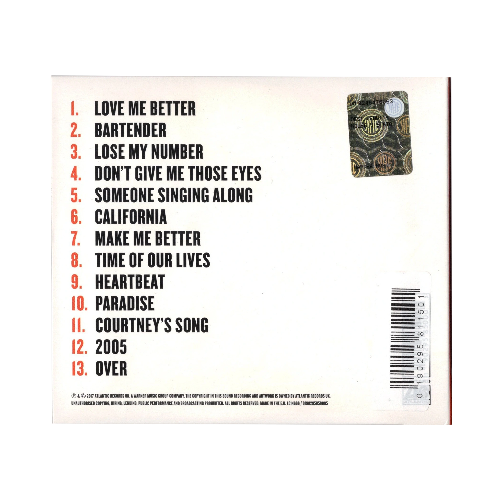 James Blunt - Signed Album (CD) - The Afterlove - Image 2