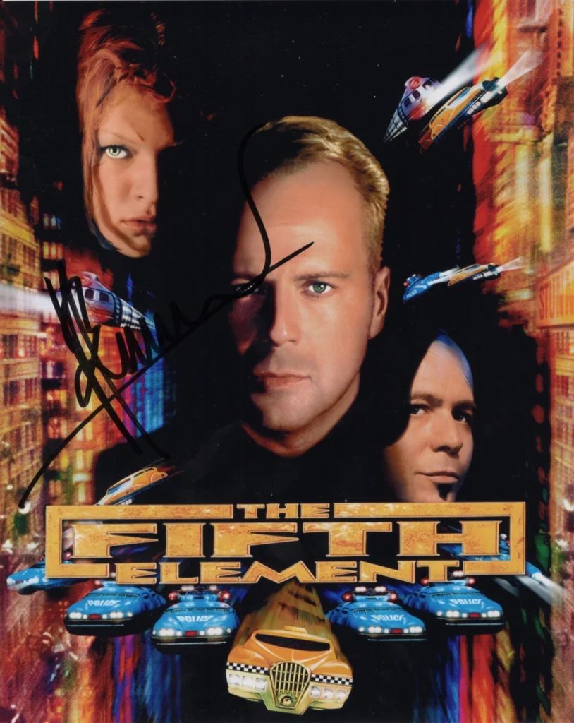 Luc Besson - Signed Photo - The Fifth Element - SignedForCharity