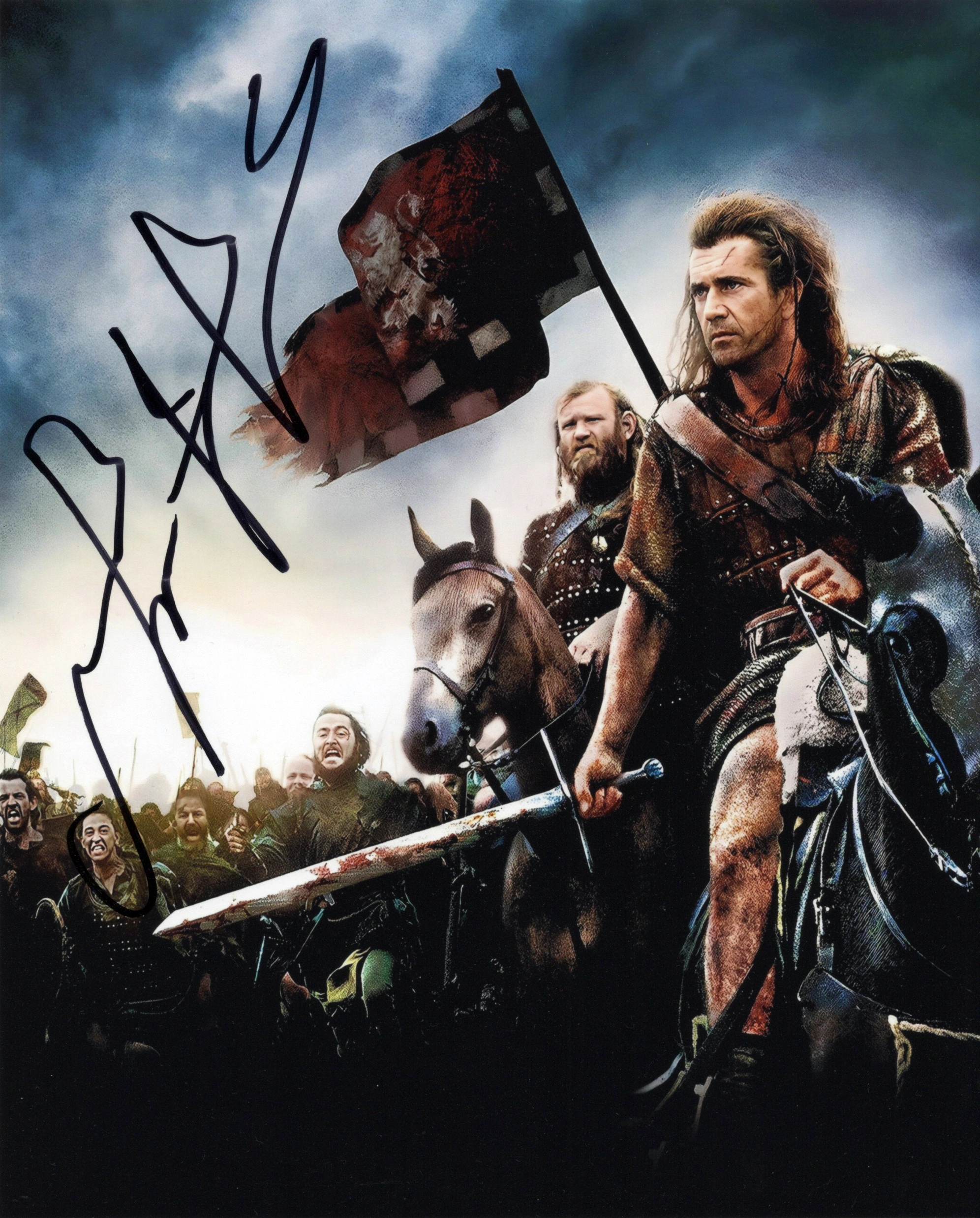 Mel Gibson - Signed Photo - Braveheart