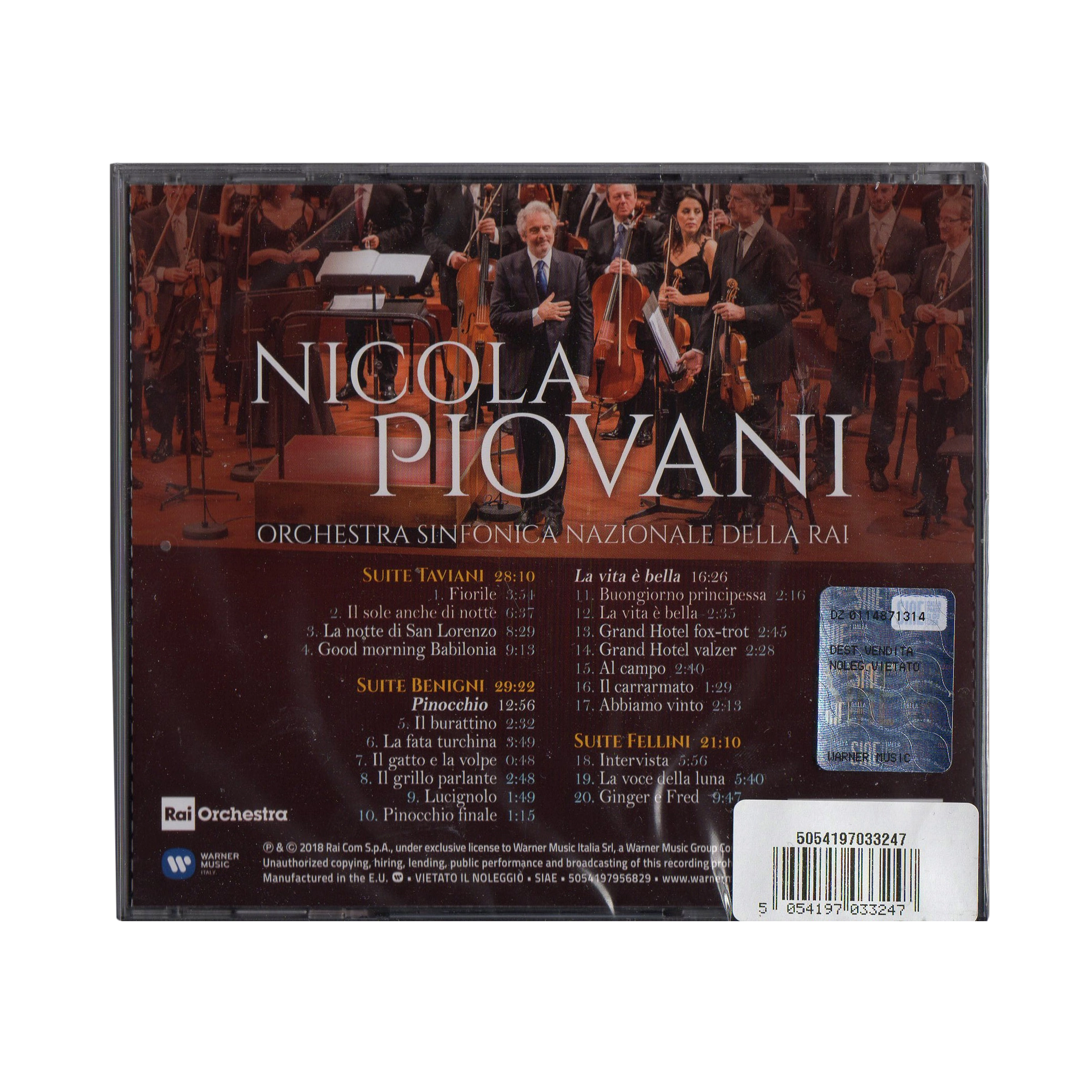 Nicola Piovani - Signed Album (CD) - Piovani dirige Piovani - Image 2
