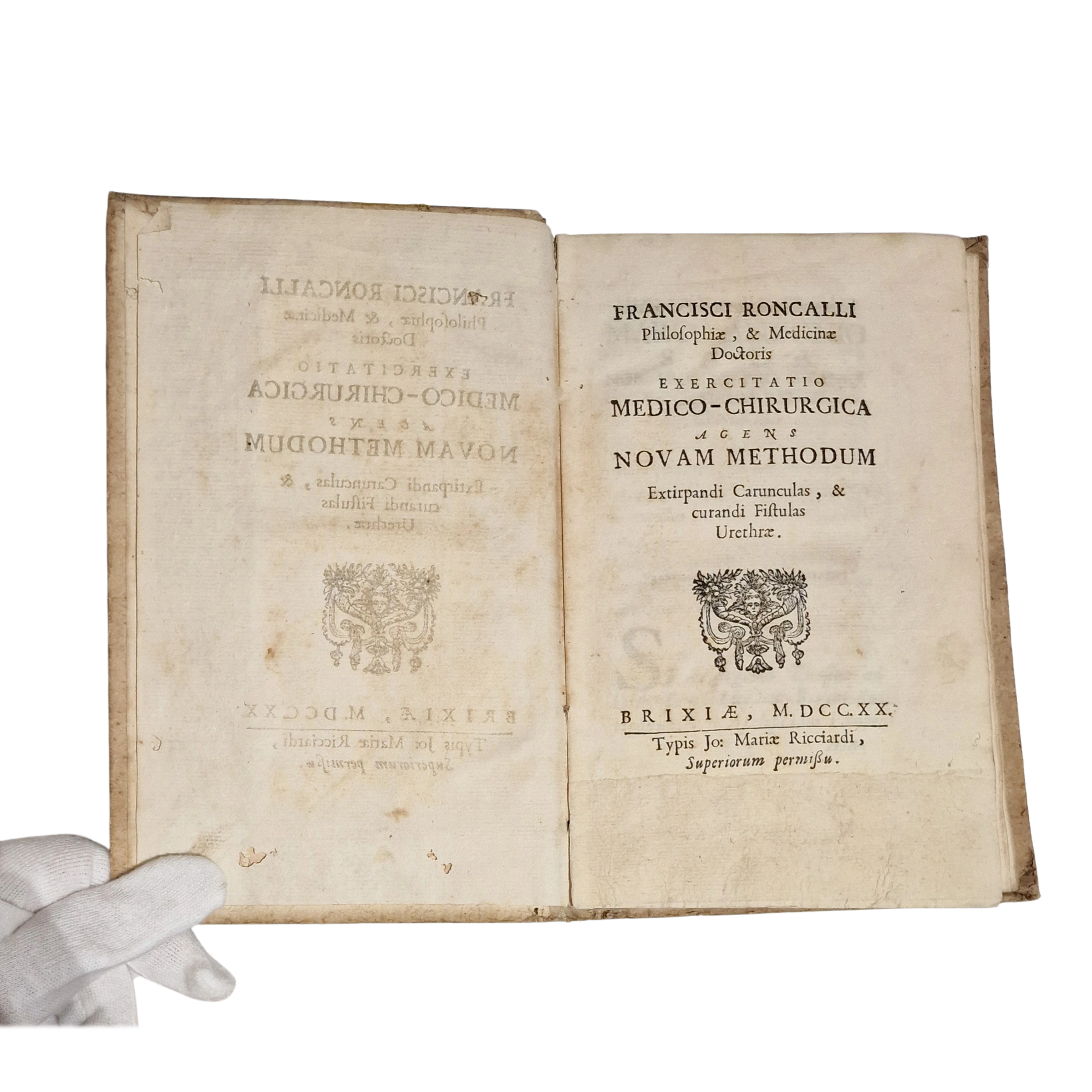 Antique medical book (1720) Francesco Roncalli Exercitatio Medico-Chirurgica - Image 5