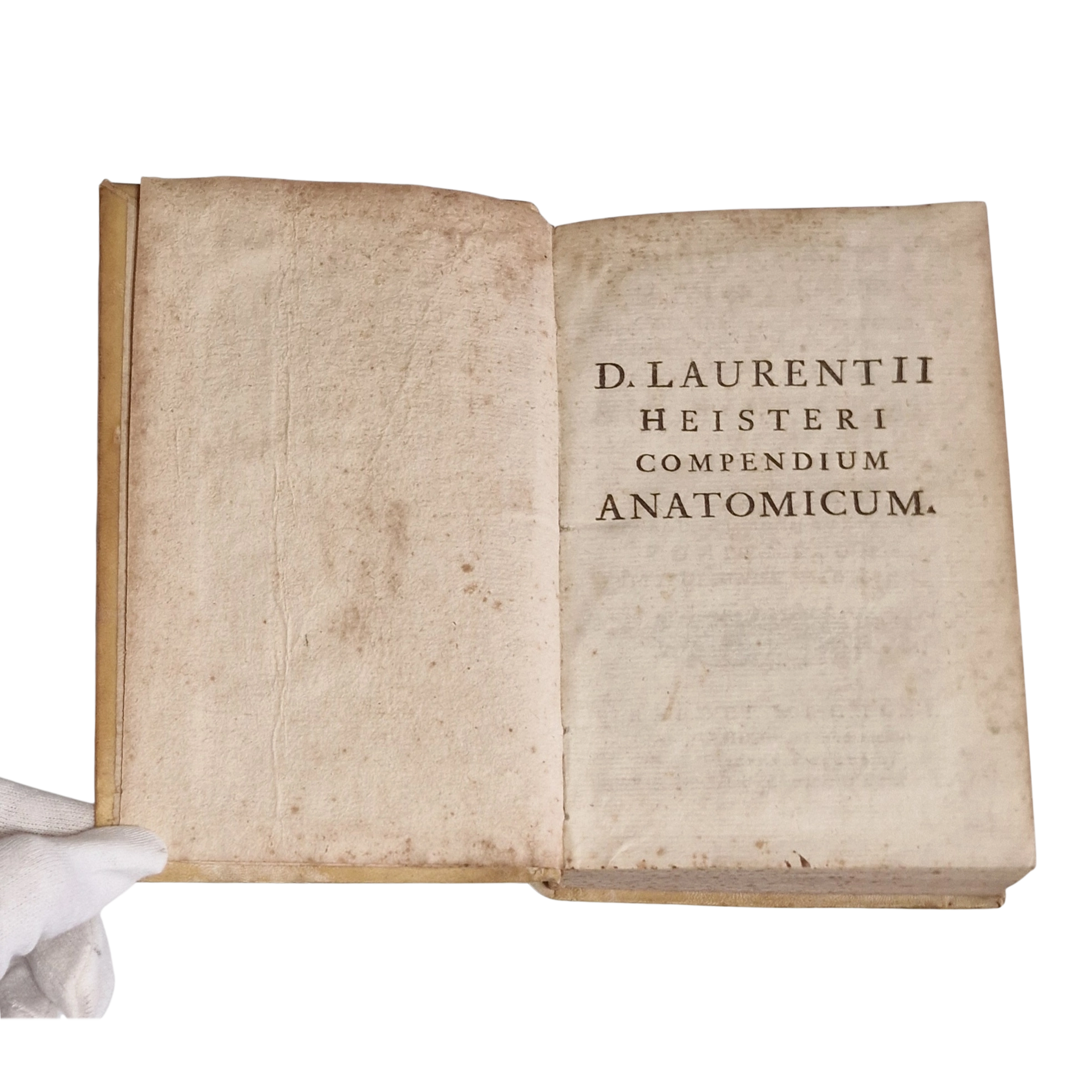 Antique medical book (1761) Laurentii Heister Compendium Anatomicum Naples Latin with engraved plates + Certificate - Image 4