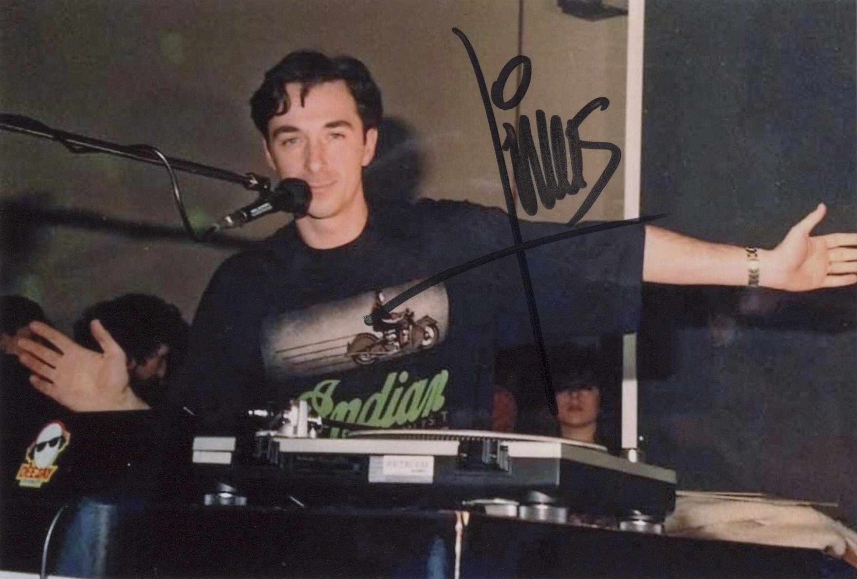 Linus (Pasquale Di Molfetta) - Signed Photo - Italian radio and television host