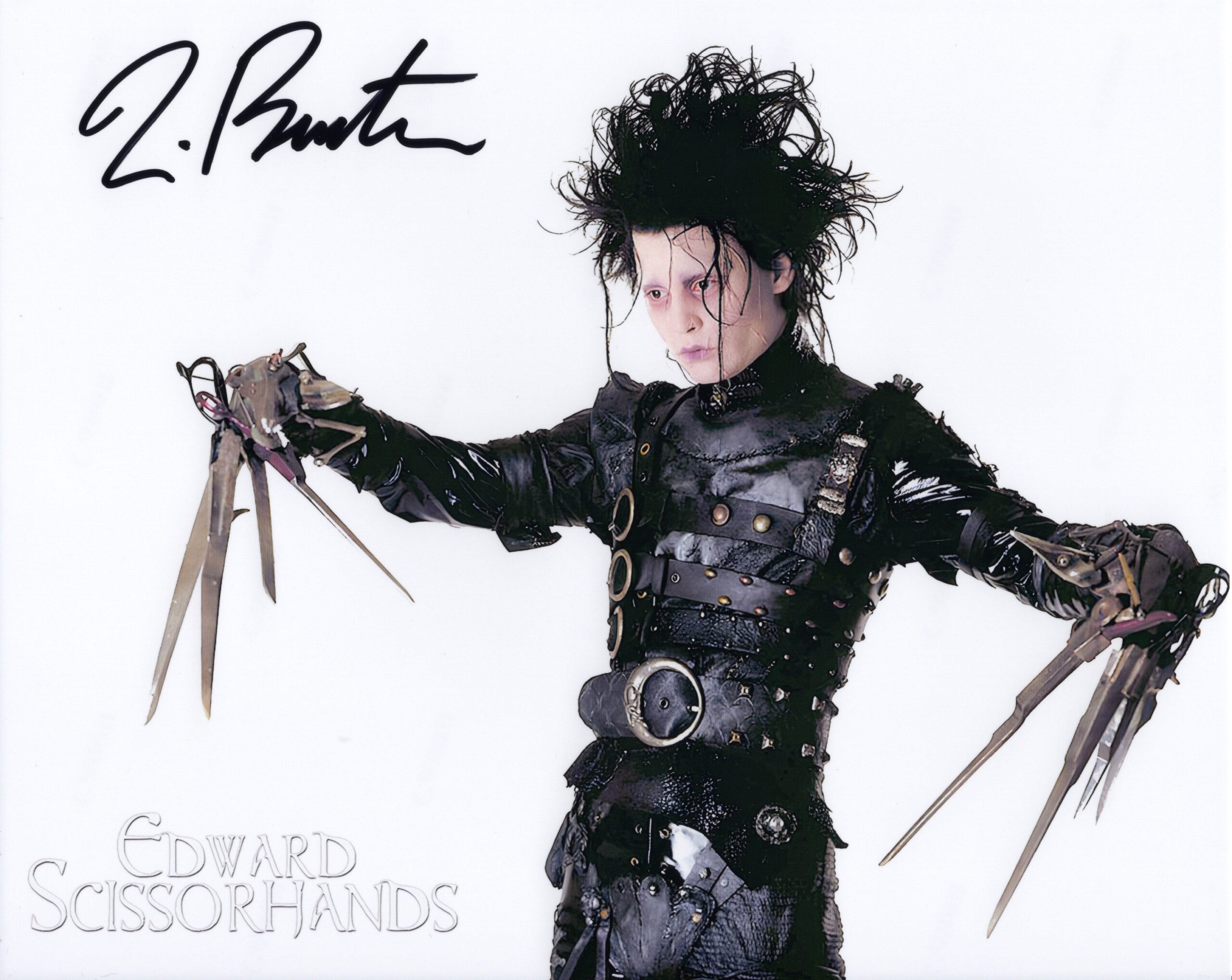 Tim Burton - Signed Photo - Edward Scissorhands