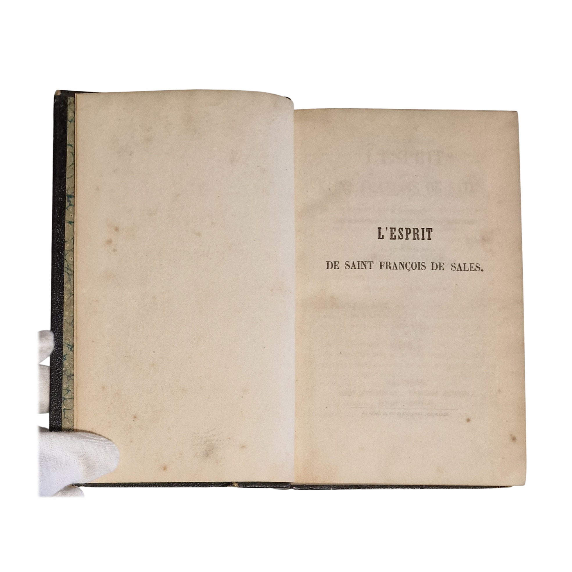 1853 Antique French Devotional Book – L’Esprit de Saint François de Sales - Image 5