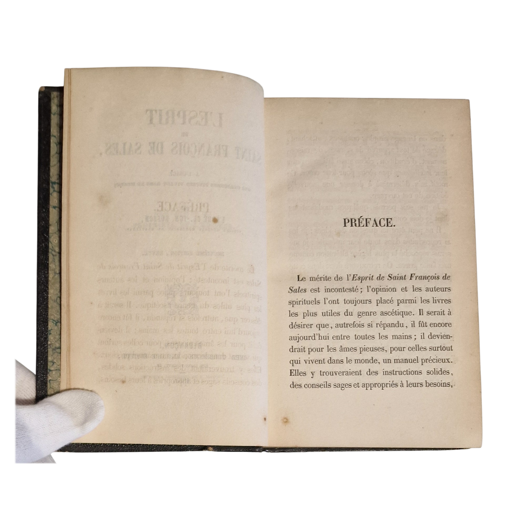 1853 Antique French Devotional Book – L’Esprit de Saint François de Sales - Image 7