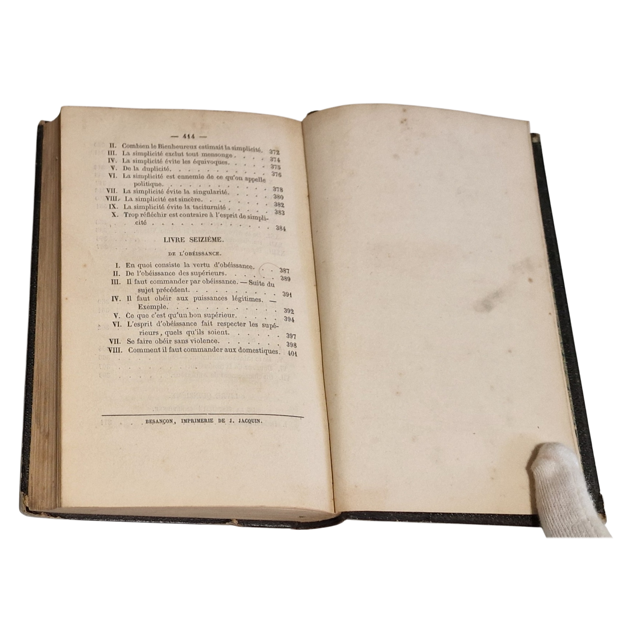 1853 Antique French Devotional Book – L’Esprit de Saint François de Sales - Image 8