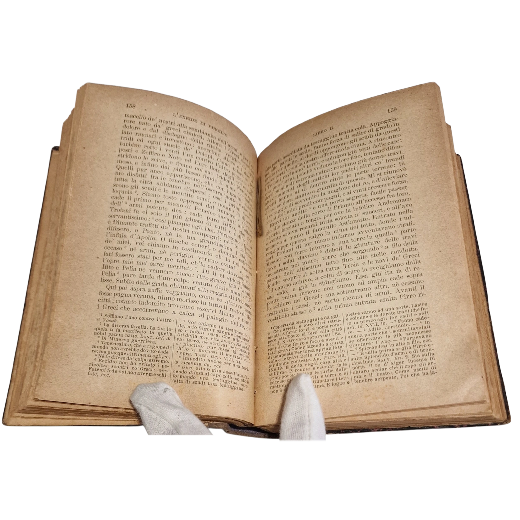 1894 Antique Italian Book – Opere di P. Virgilio Marone – Virgil - Image 6