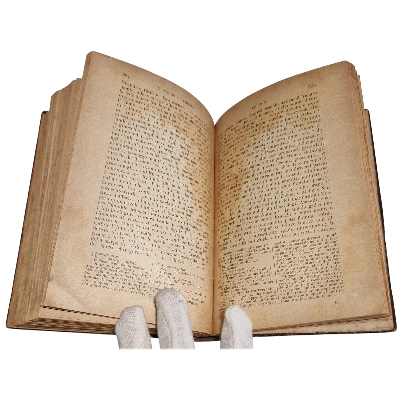 1894 Antique Italian Book – Opere di P. Virgilio Marone – Virgil - Image 7