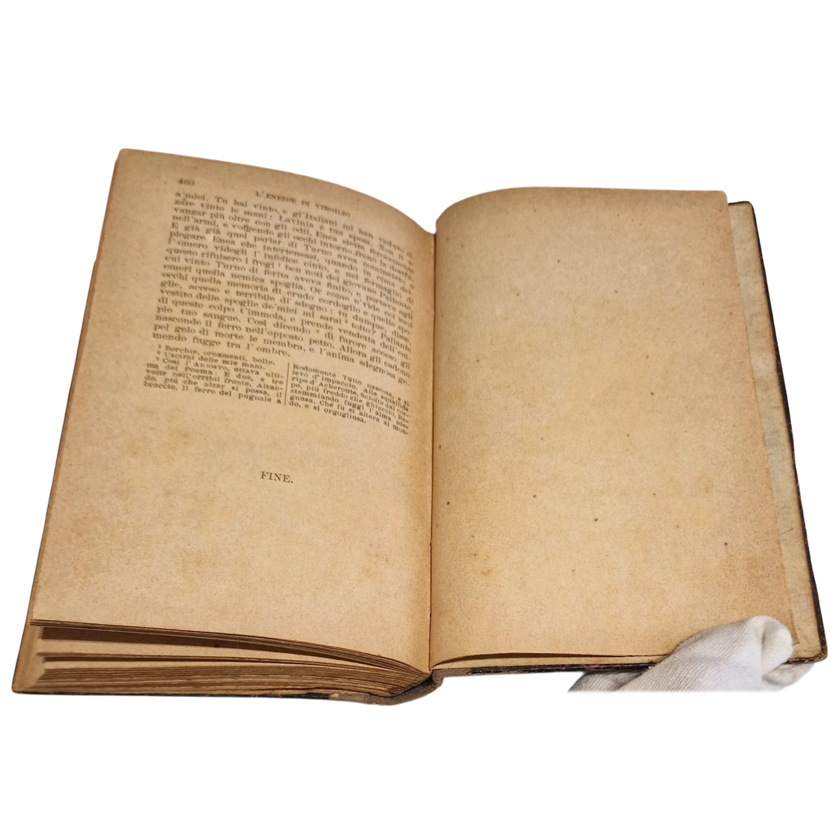 1894 Antique Italian Book – Opere di P. Virgilio Marone – Virgil - Image 8