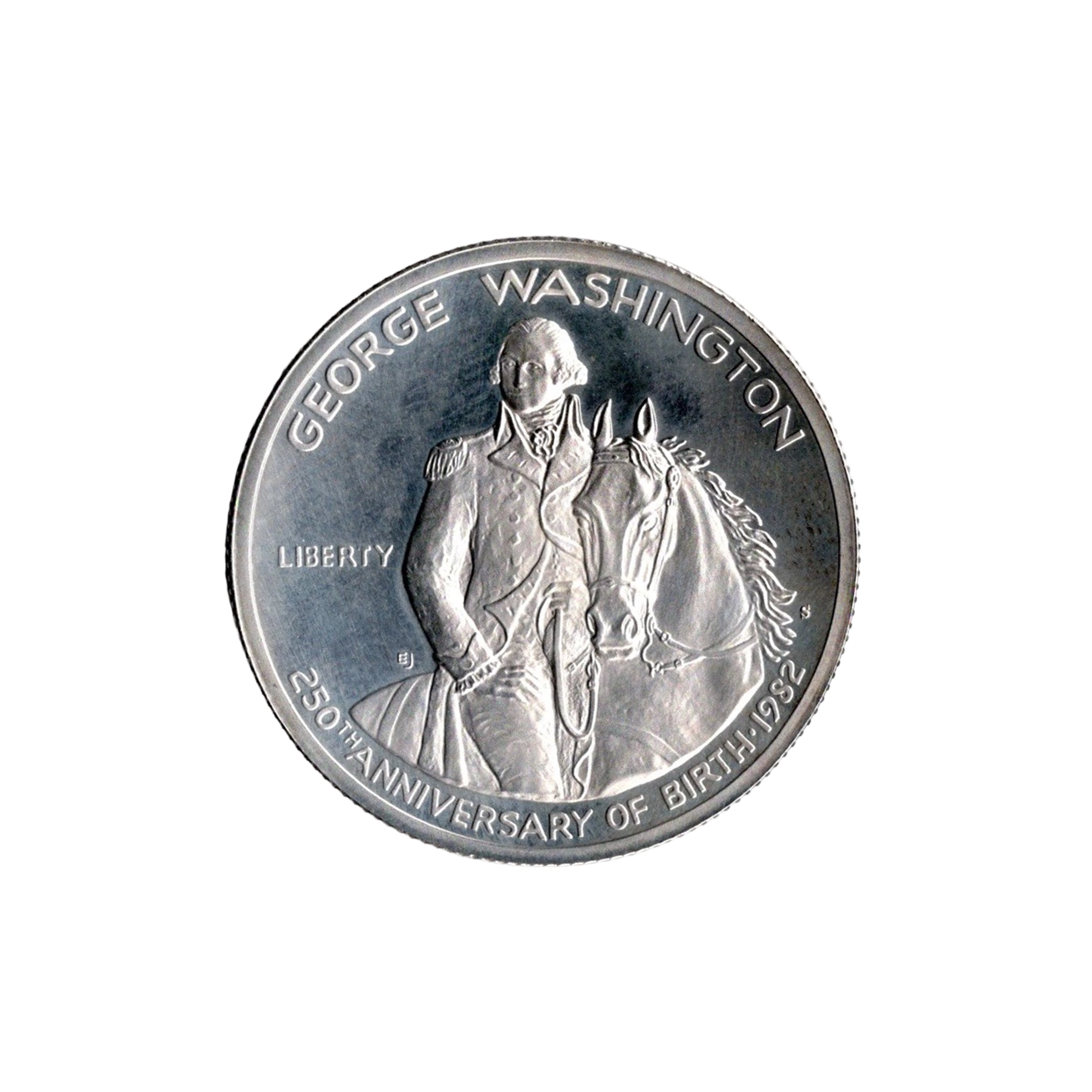 1982 George Washington Half Dollar – Official U.S. 90% Silver Commemorative Coin - Image 2